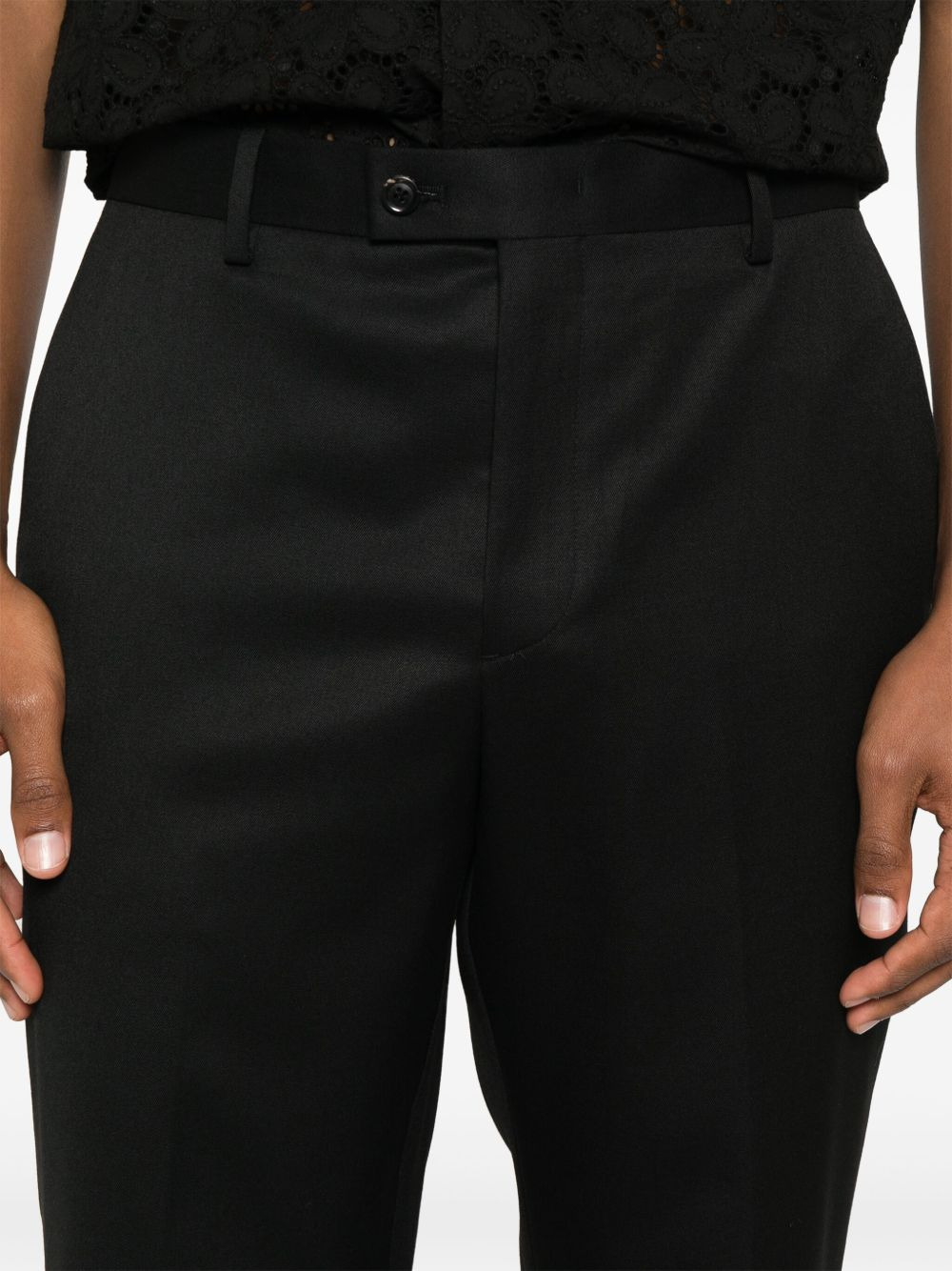 wool tailored trousers - 5