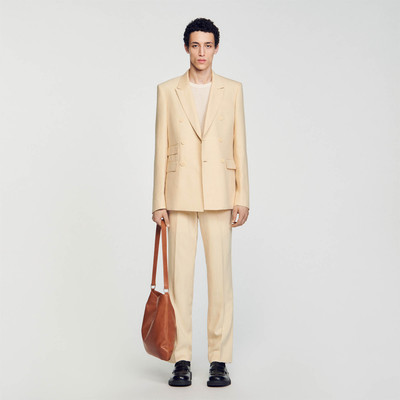 Sandro DOUBLE-BREASTED SUIT JACKET outlook