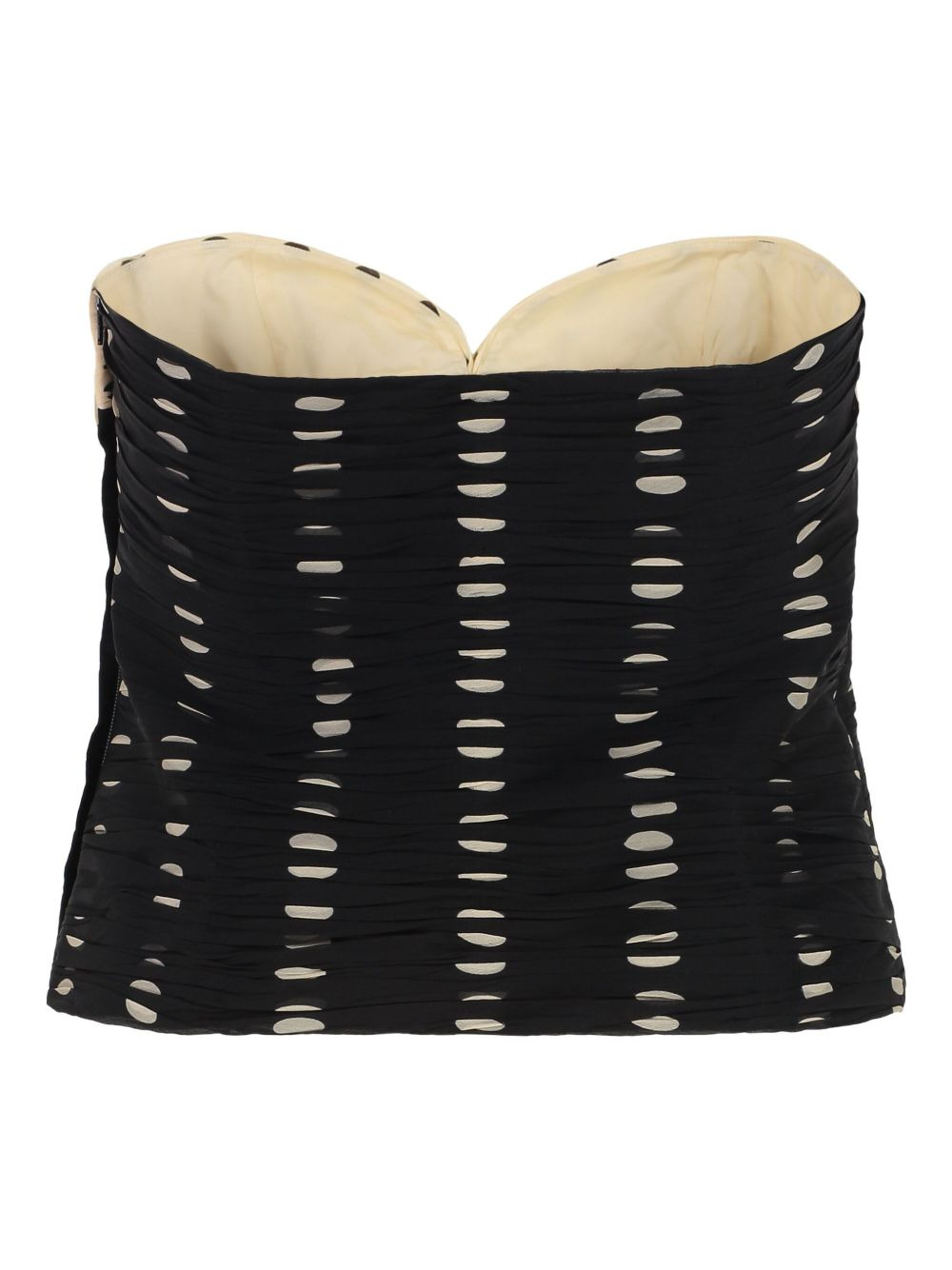 polka dot-print chiffon top - 3