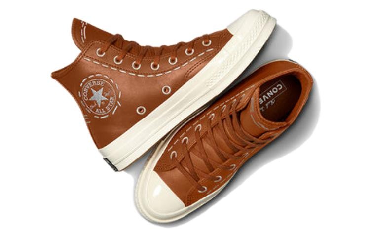 (WMNS) Converse Chuck 70 Bold Stitch High Top 'Brown' A07951C - 5