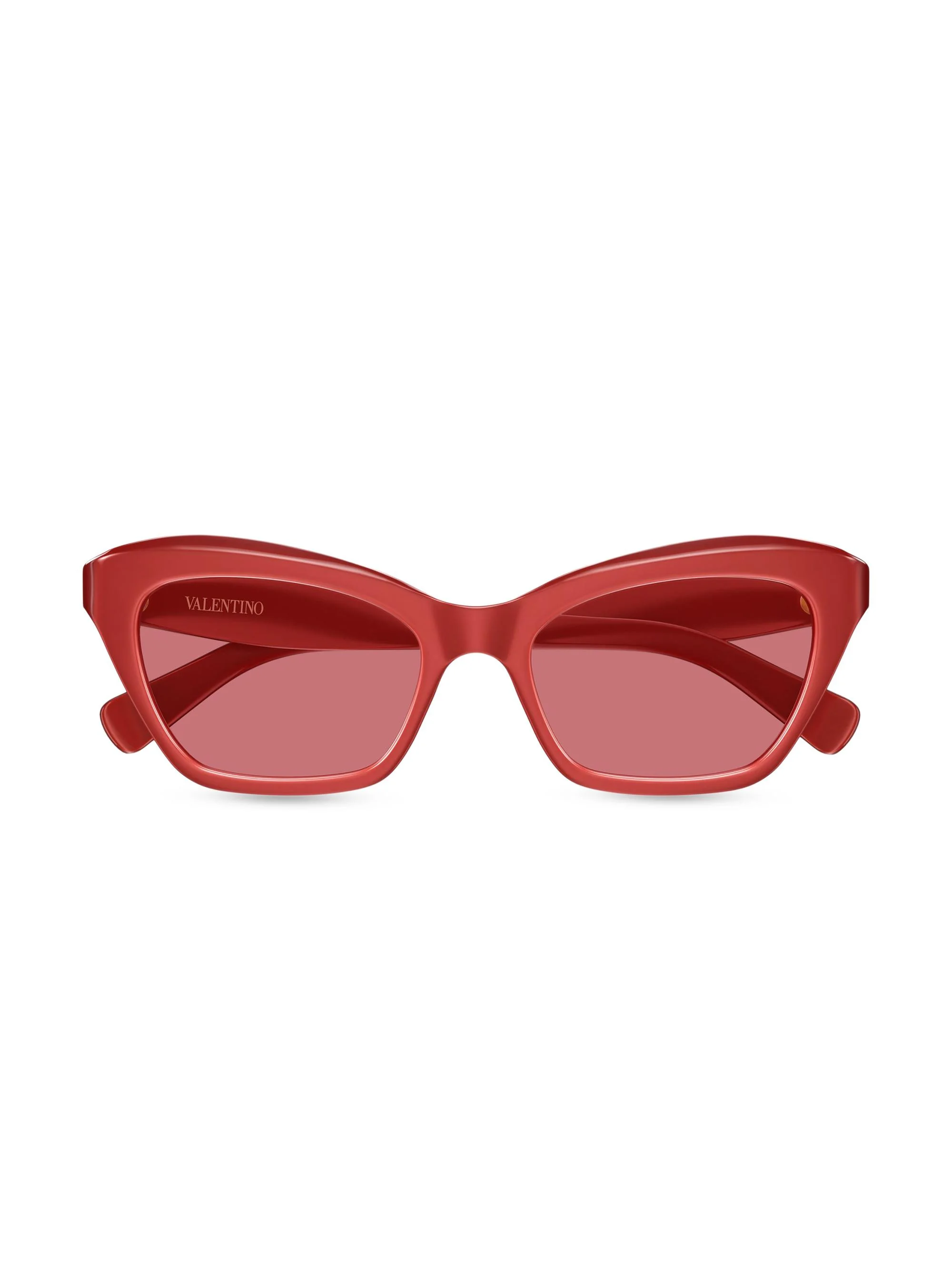 Women's Dauphin 52MM Cat-Eye Sunglasses - Red - 1