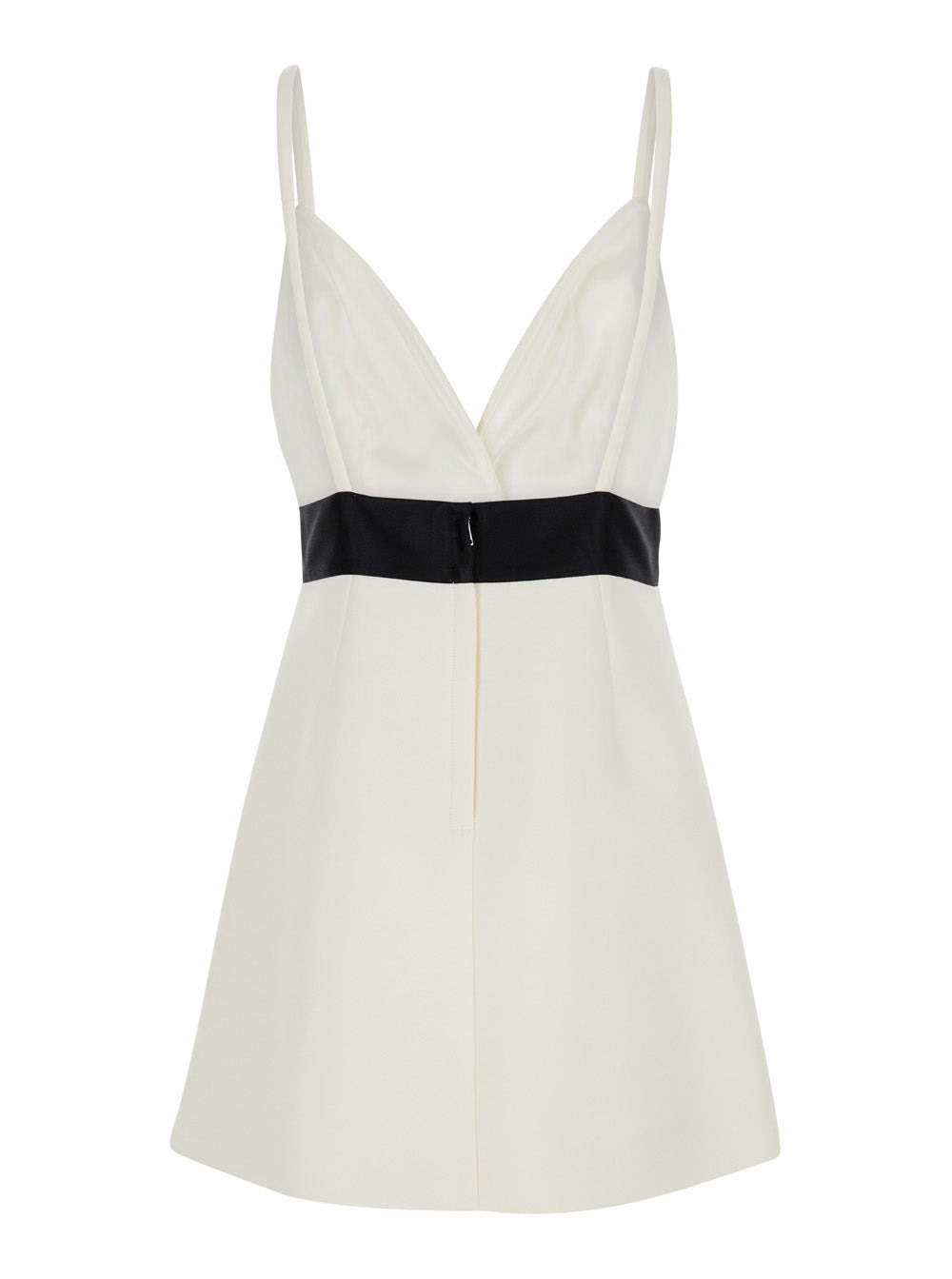 Dolce & Gabbana Women White Layered Mini Dress In Wool Blend Woman - 2