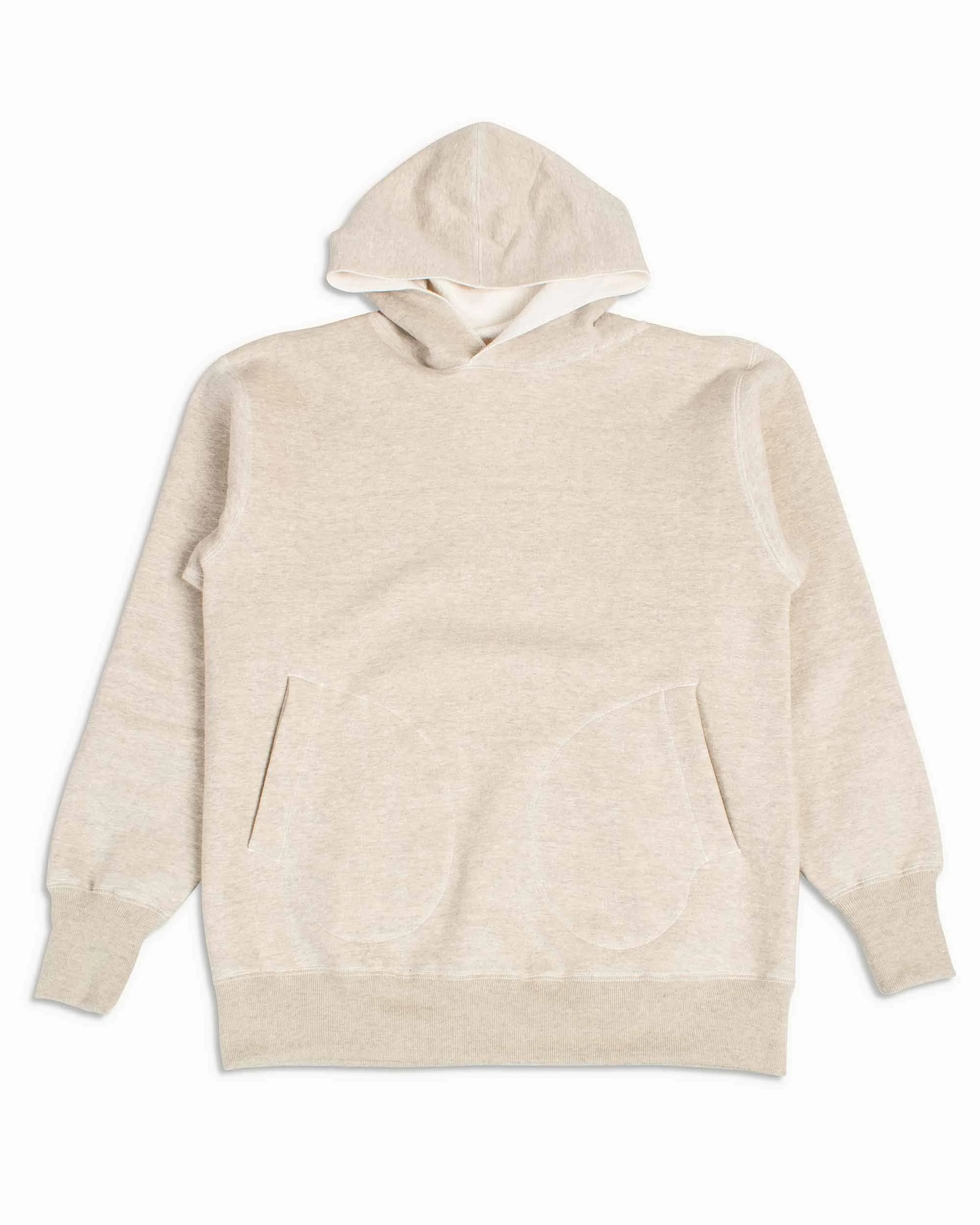 The Real McCoy’s MC22112 Boxing Glove Pocket Hooded Sweatshirt Oatmeal - 1