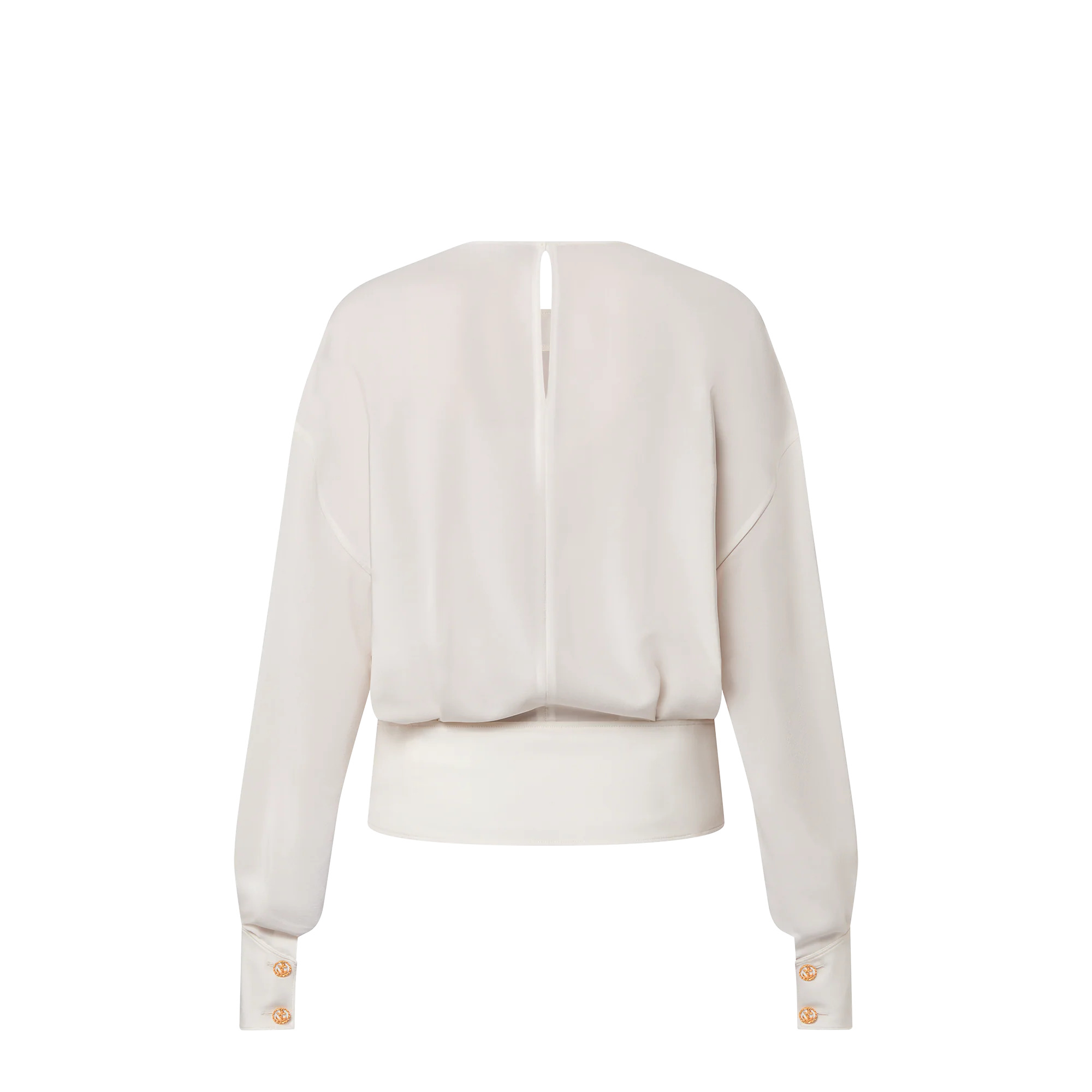Nautical Silk Blouse - 3