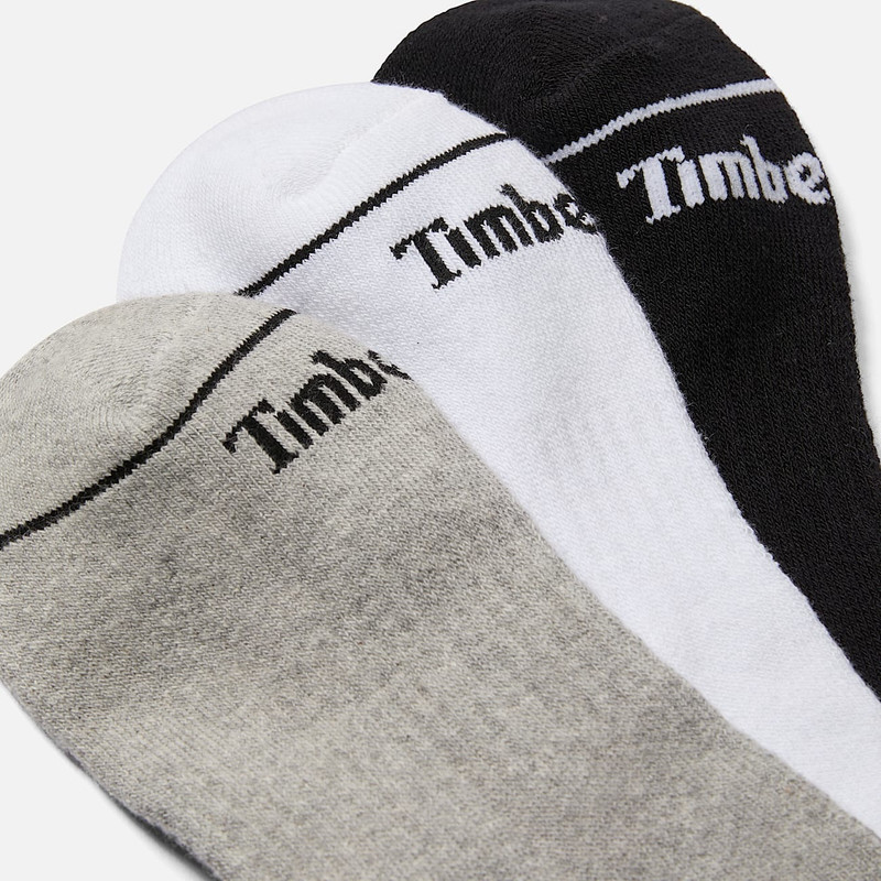 Timberland Bowden 3-Pack Full Cushion No-Show Sock outlook