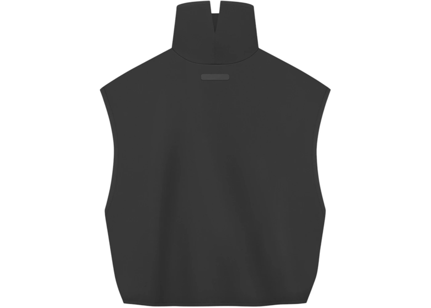 adidas x Fear of God Athletics Women's Suede Fleece Muscle Mock Neck Sleeveless T-Shirt Black - 2