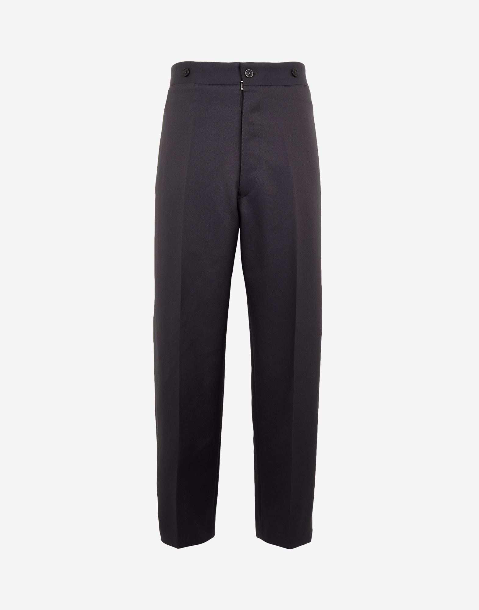 Pleat cropped trousers - 1