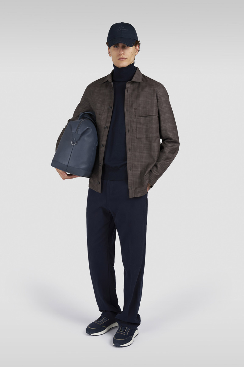 Paul & Shark STRETCH WOOL TURTLENECK SWEATER WITH SHARK EMBROIDERY outlook