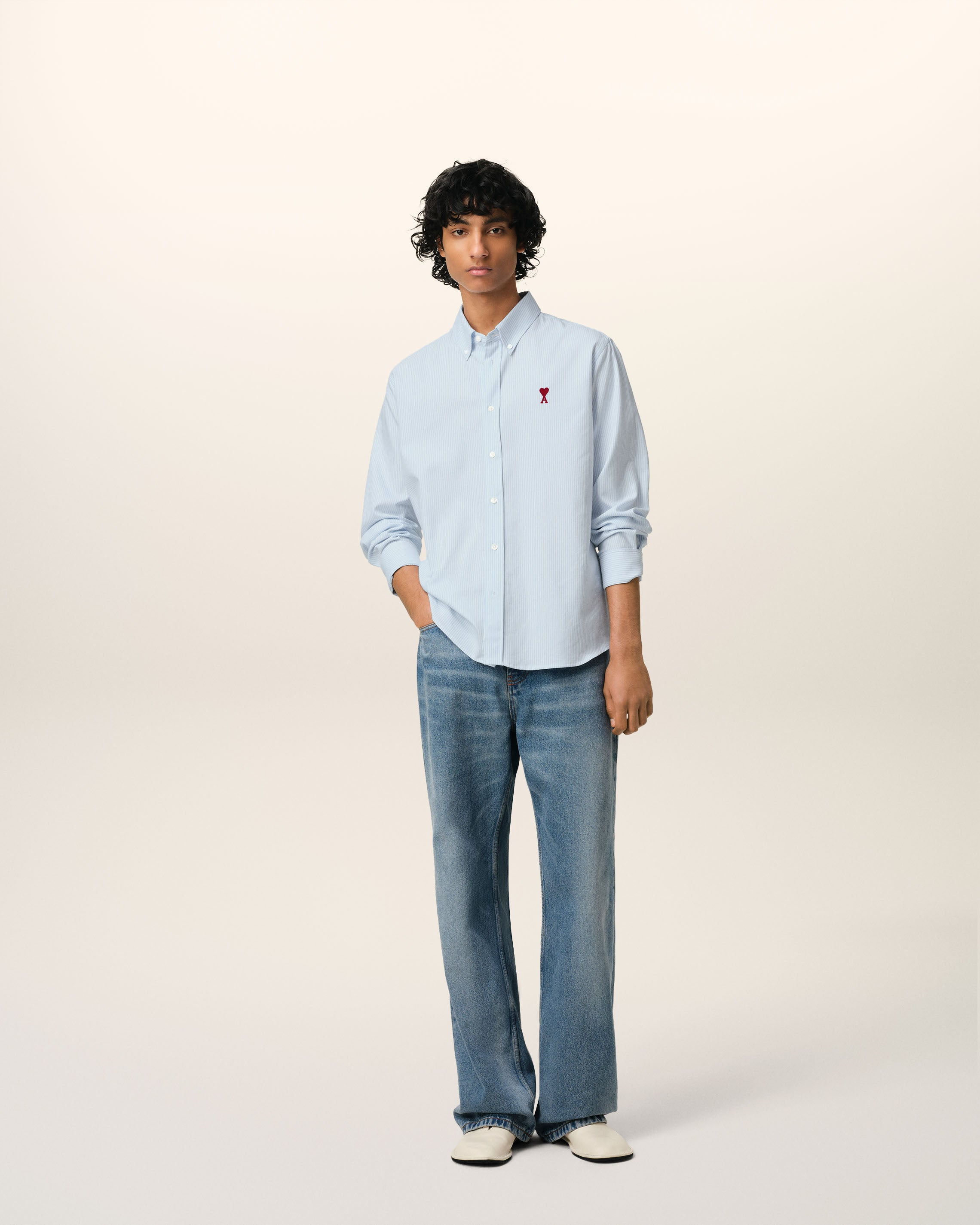BUTTON-DOWN AMI DE COEUR SHIRT - 6