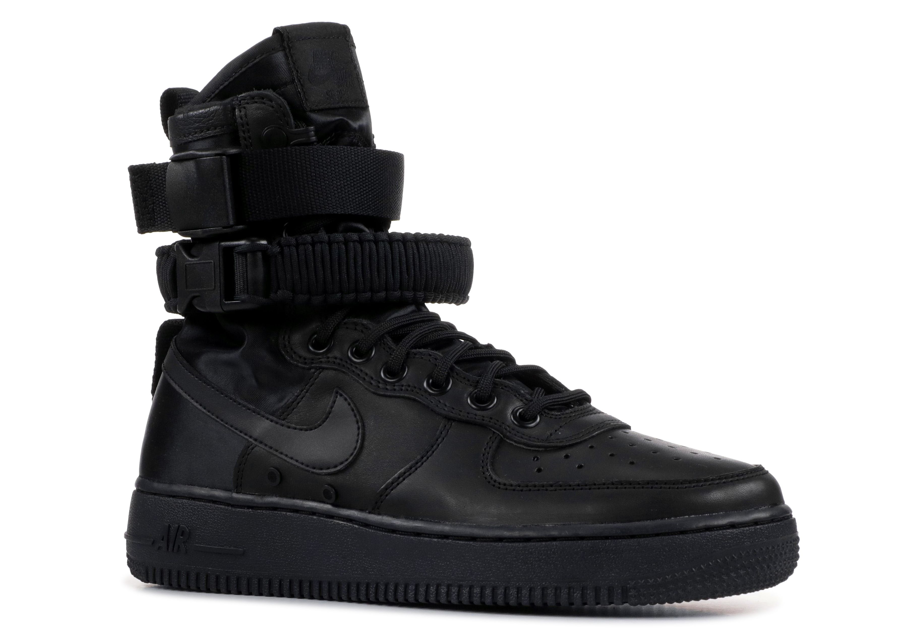 WMNS SF AIR FORCE 1 HIGH 'TRIPLE BLACK' - 2