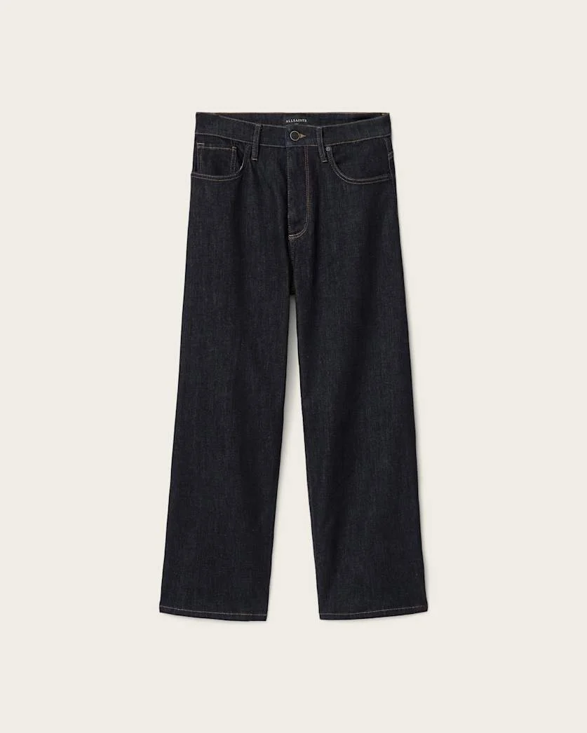 SADIE BARREL LEG DENIM JEANS - 1