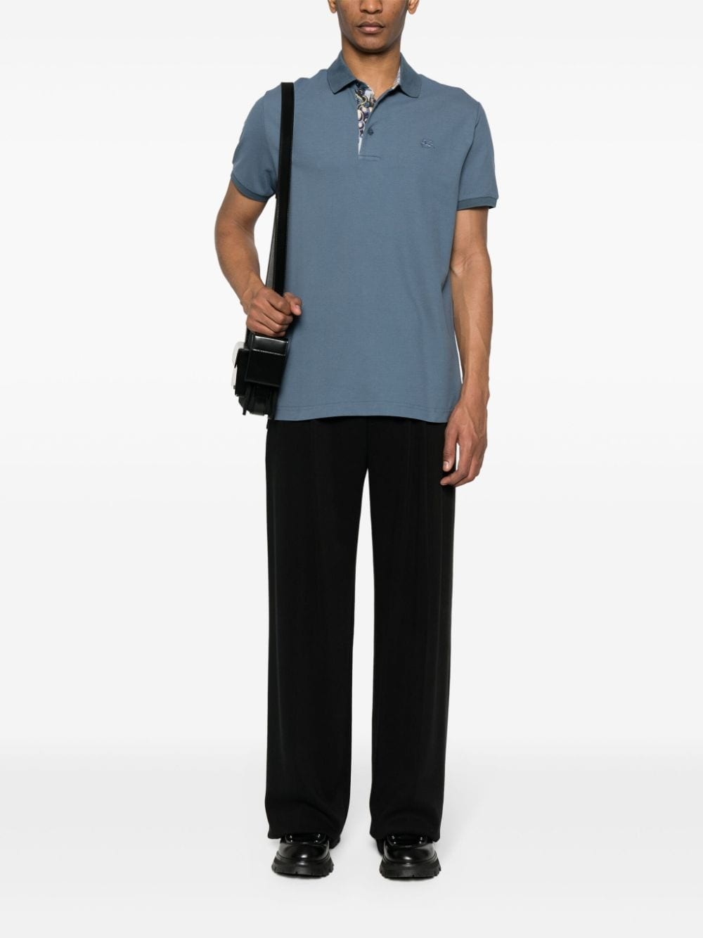 Pegaso-motif piquÃ© polo shirt - 2