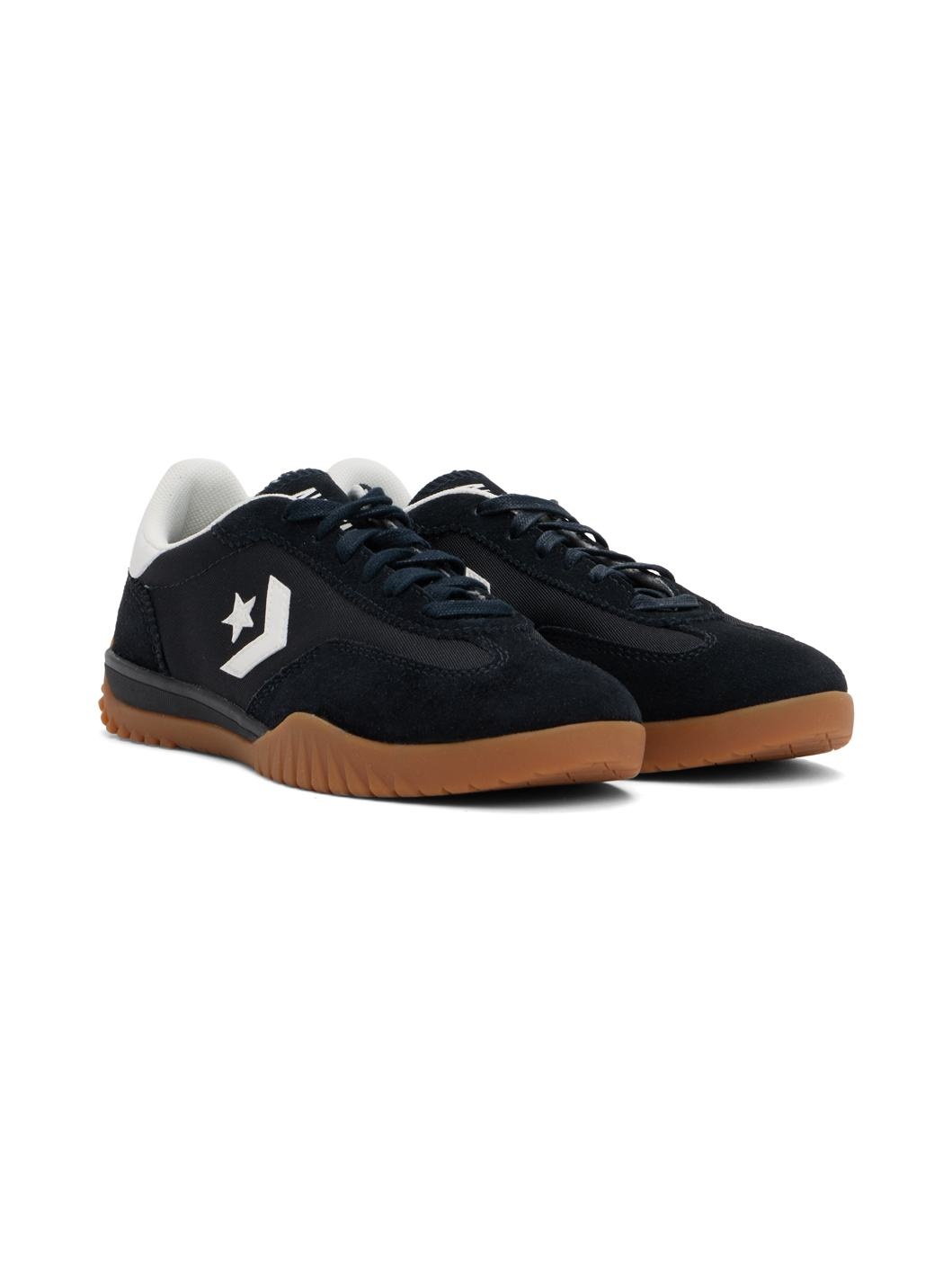 Black Run Star Trainer Low Top Sneakers - 4