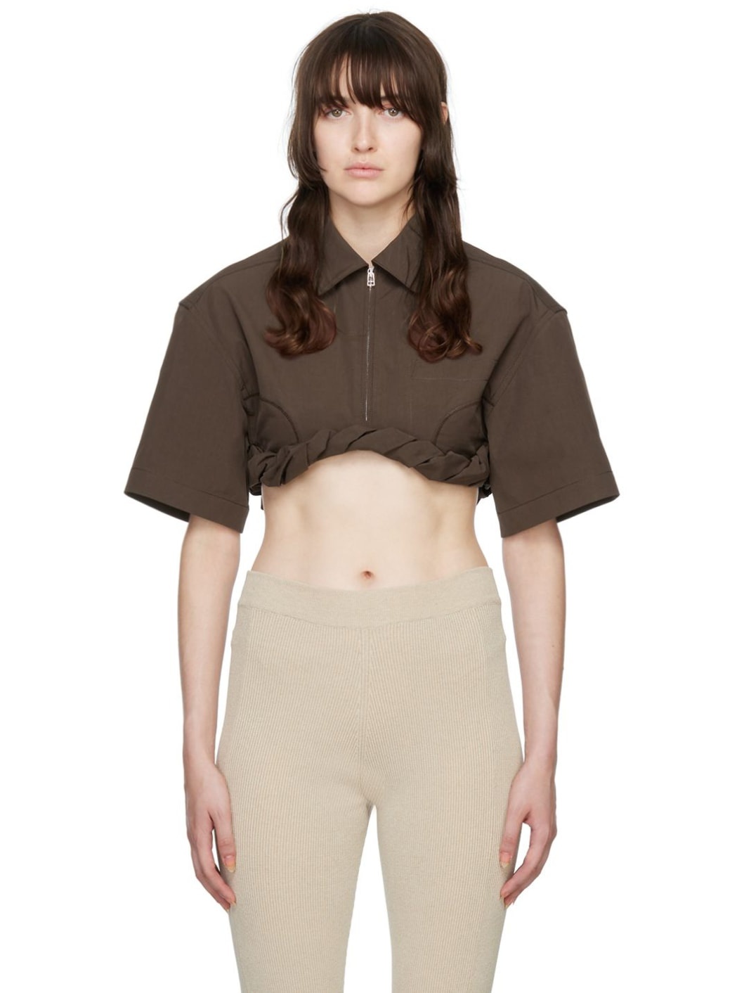 Brown Le Papier 'La Chemise Silpa' Shirt - 1