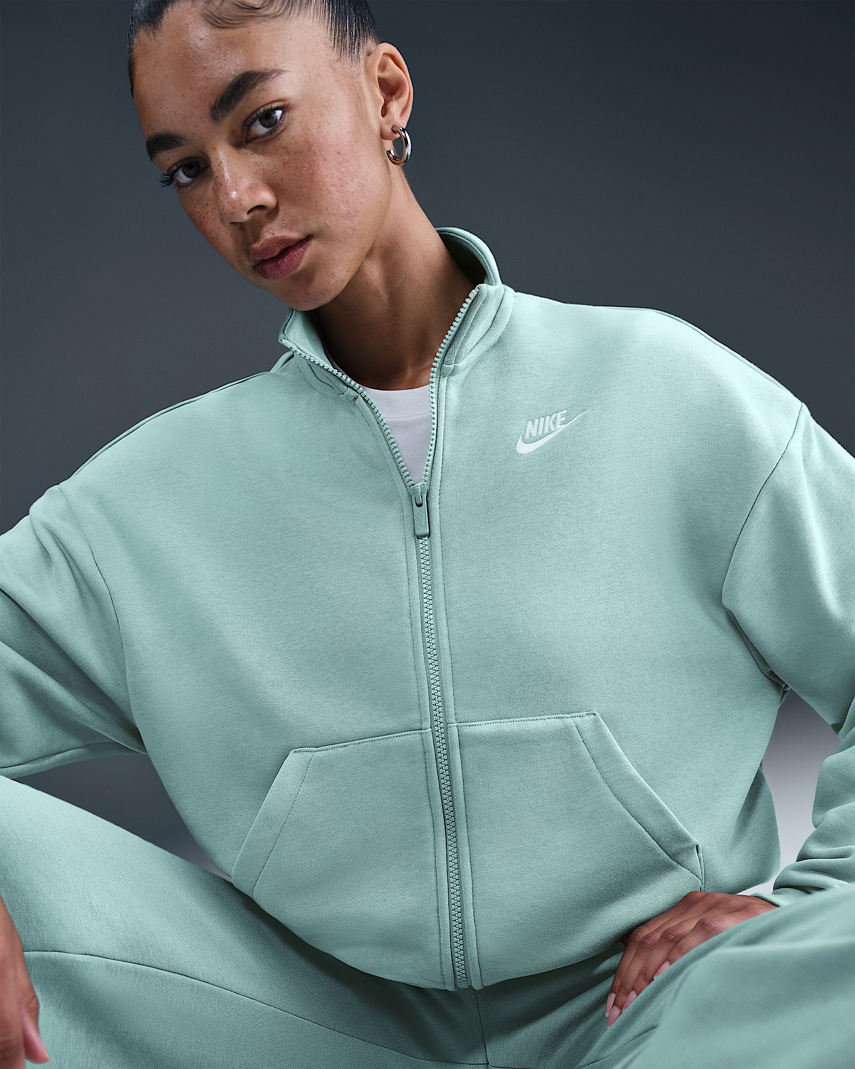 Nike Sportswear Club Fleece Women's Loose Track Jacket - 3