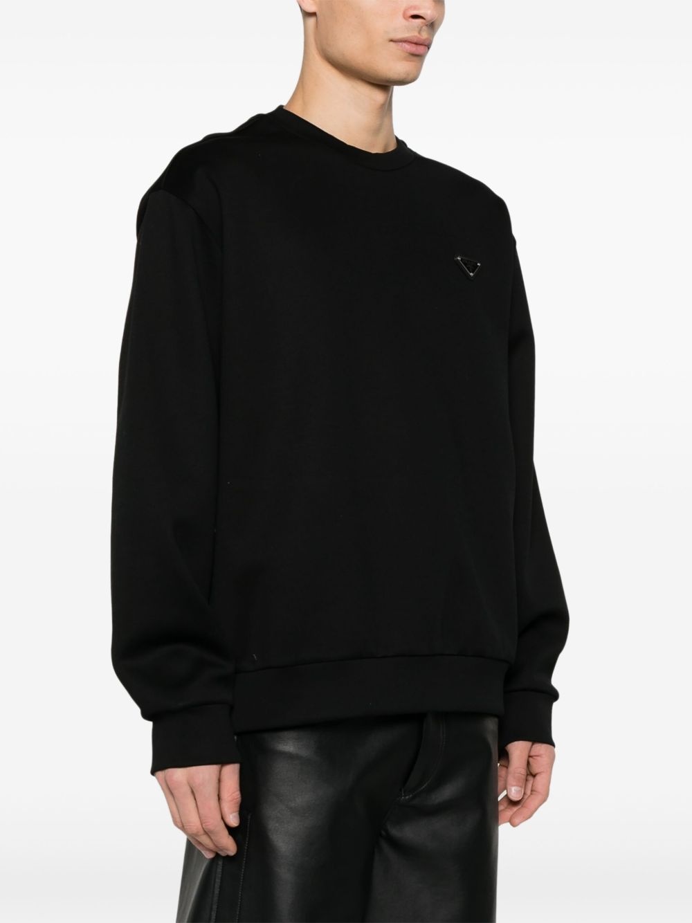 triangle-logo sweatshirt - 3