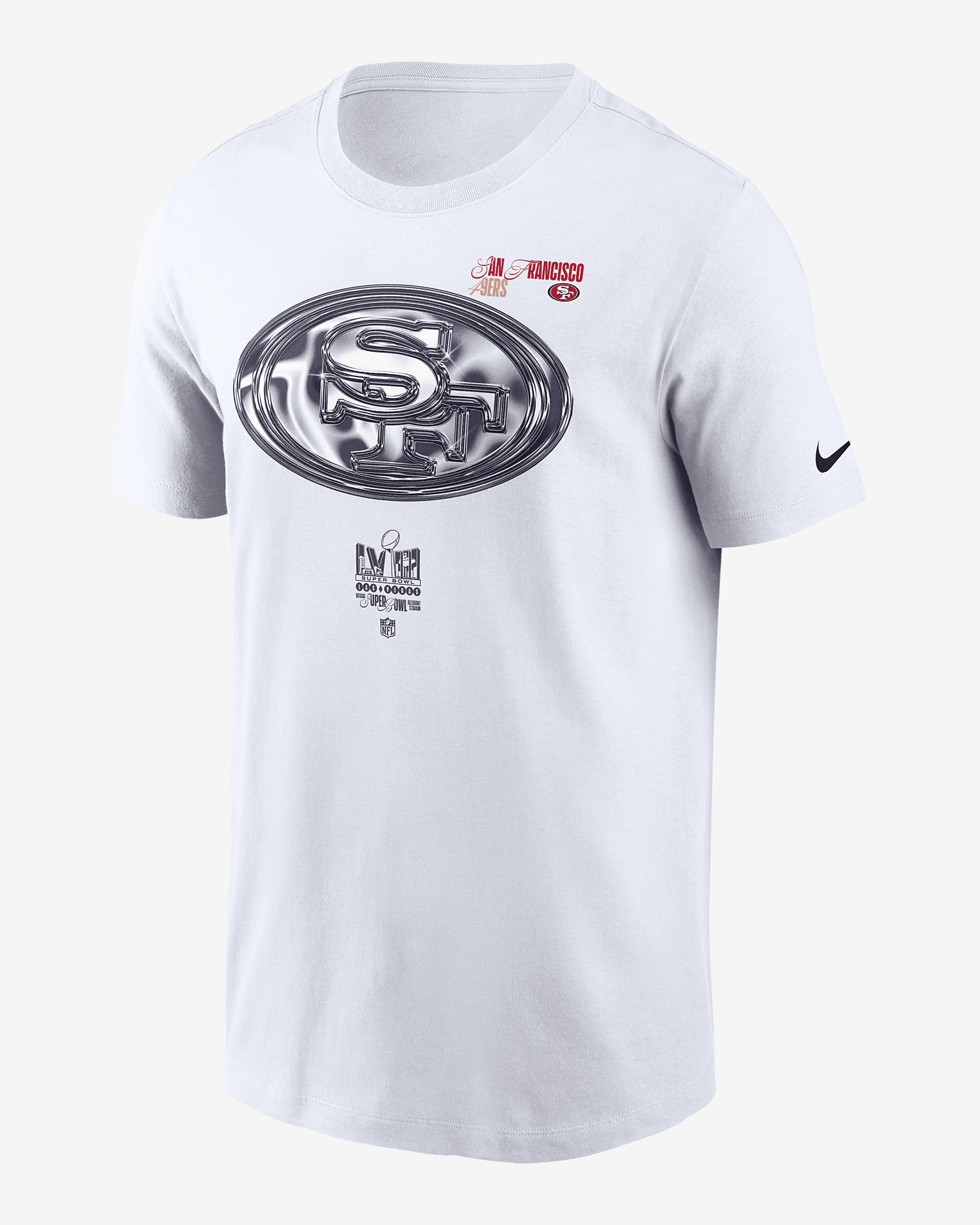 San Francisco 49ers Super Bowl LVIII Opening Night Nike Men's NFL T-Shirt - 1