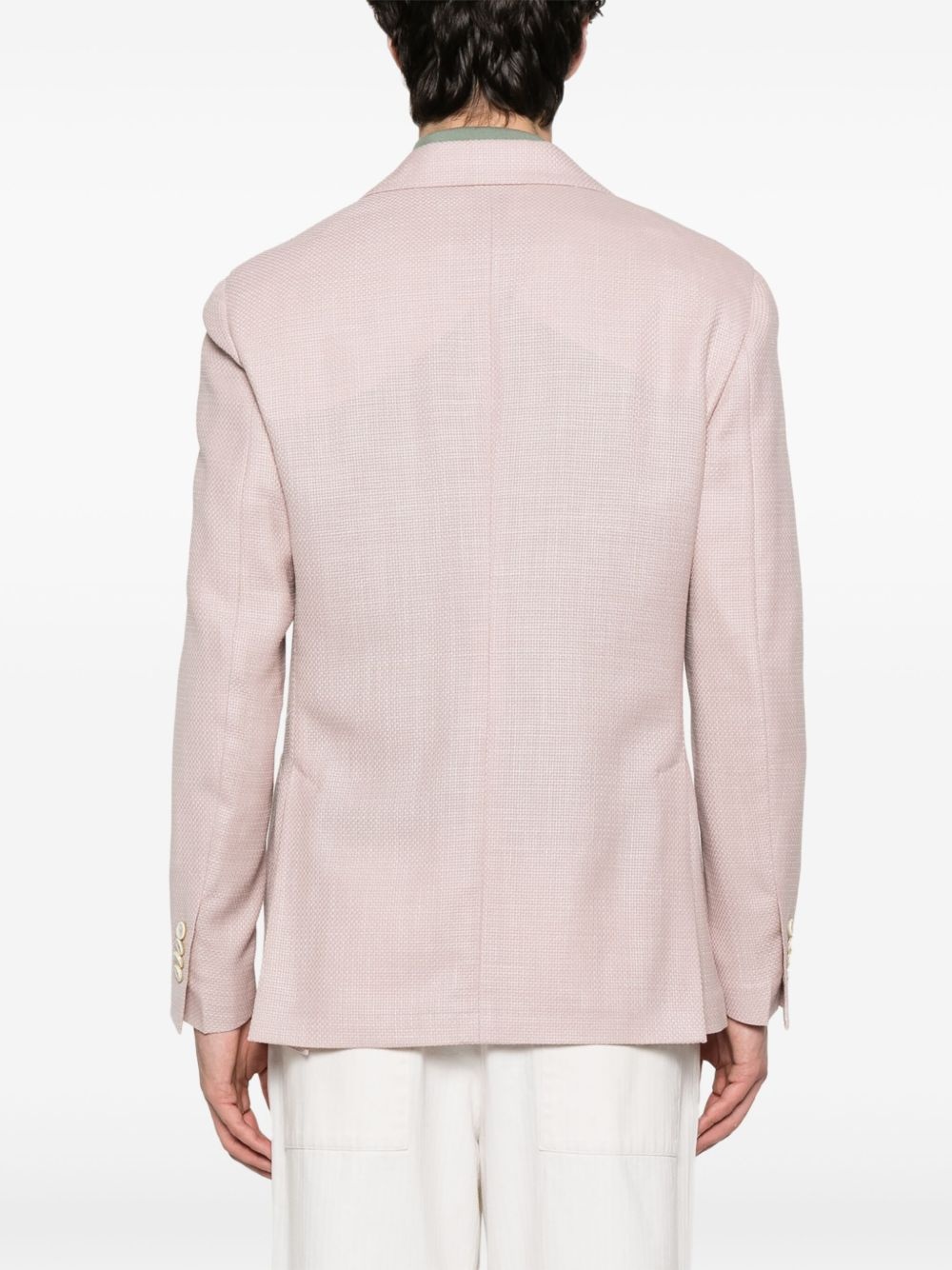 basketweave blazer - 4