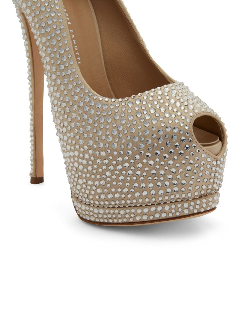 Sharon 140mm rhinestone-embellished 펌프 4