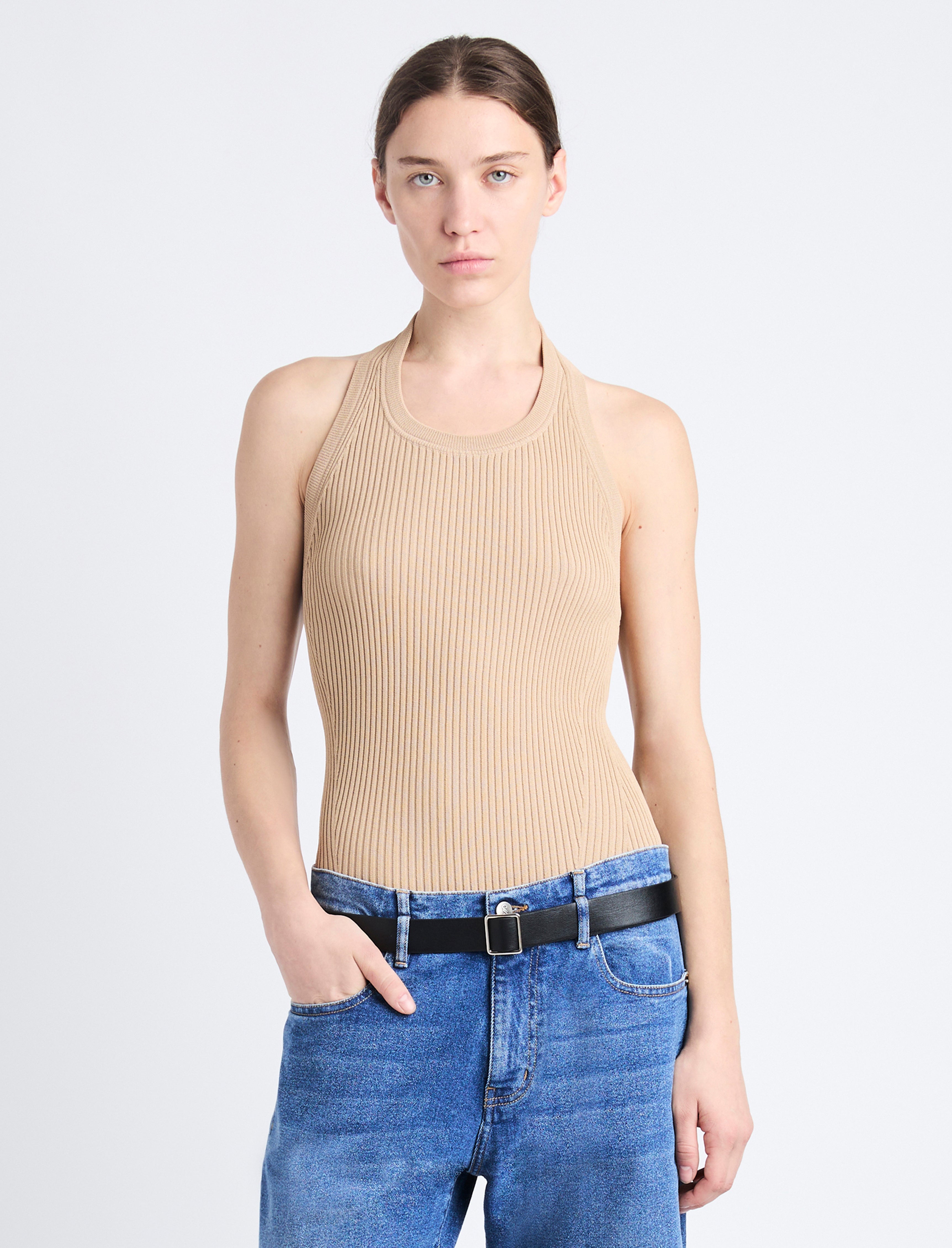 Gloria Top in Viscose Rib - 2