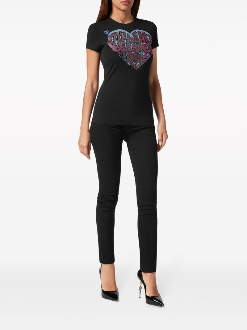 PHILIPP PLEIN Sexy Pure cotton T-shirt outlook