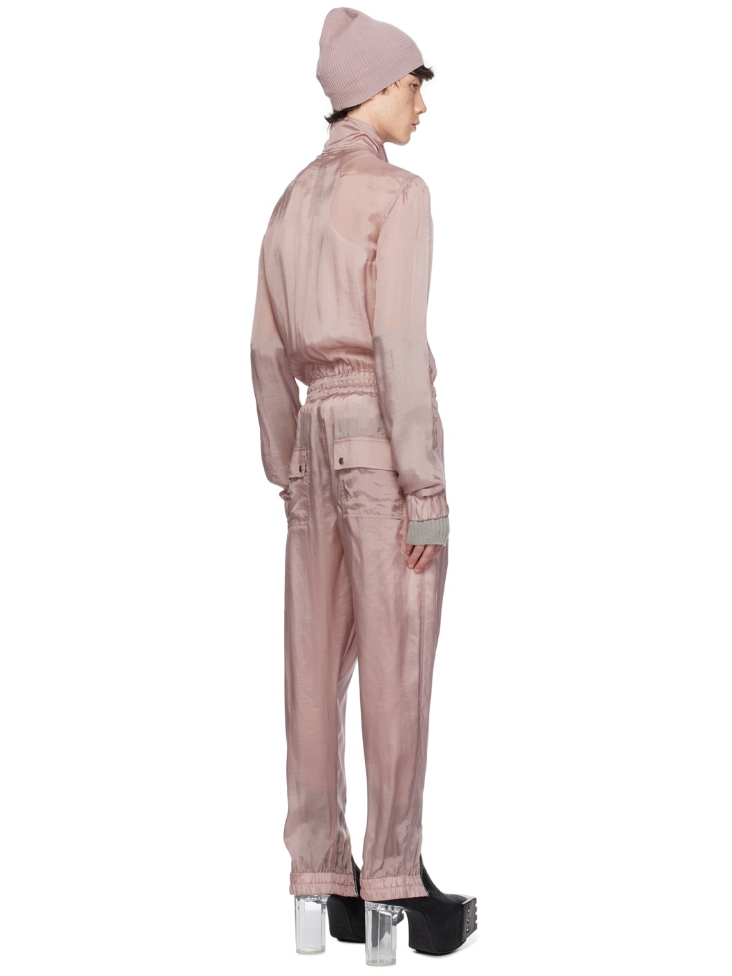 Pink Flightsuit Jumpsuit - 3