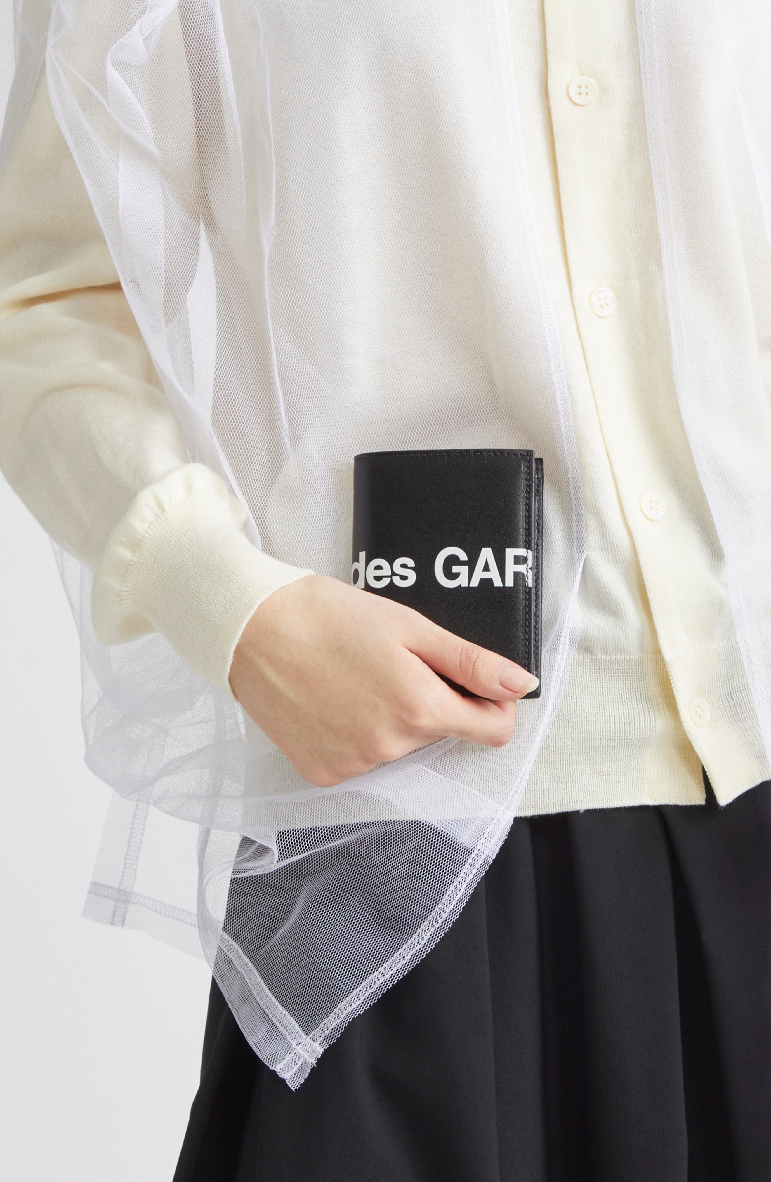 Comme des Garçons Wallets Huge Logo Card Case in Black at Nordstrom - 3