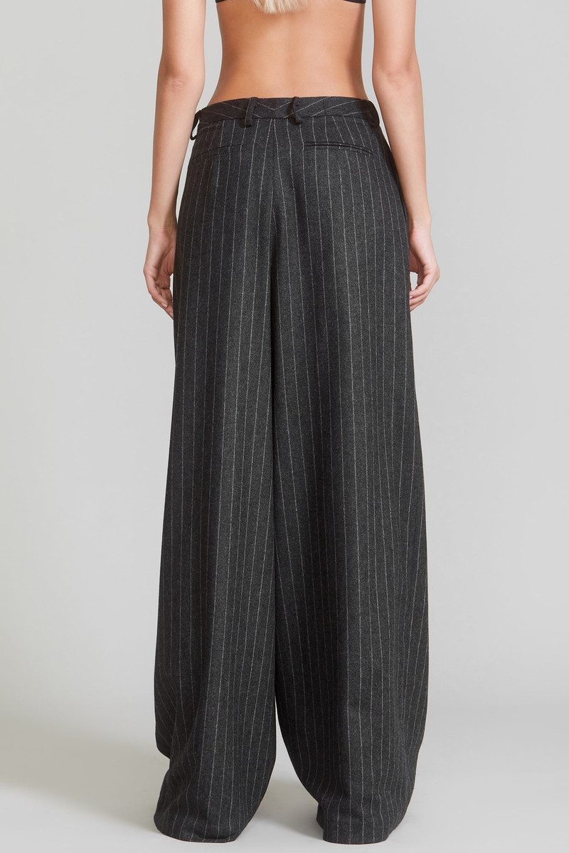 KILTED TROUSER - GREY PINSTRIPE 6