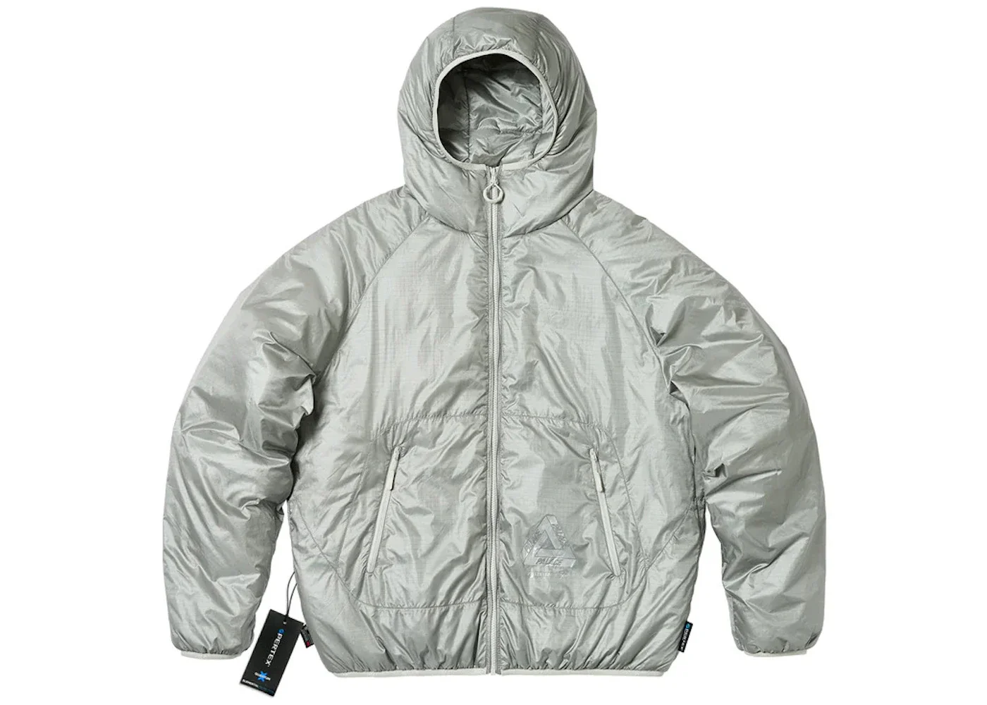 Palace Pertex Quilted Jacket Grey - 1