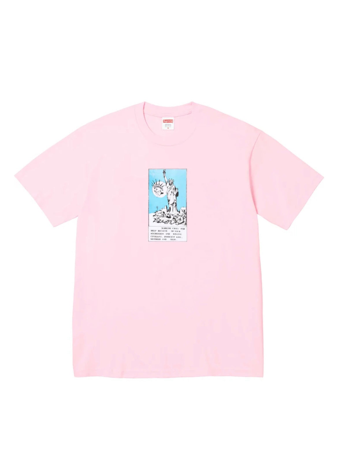 Supreme Pink Liberty T-Shirt - 1