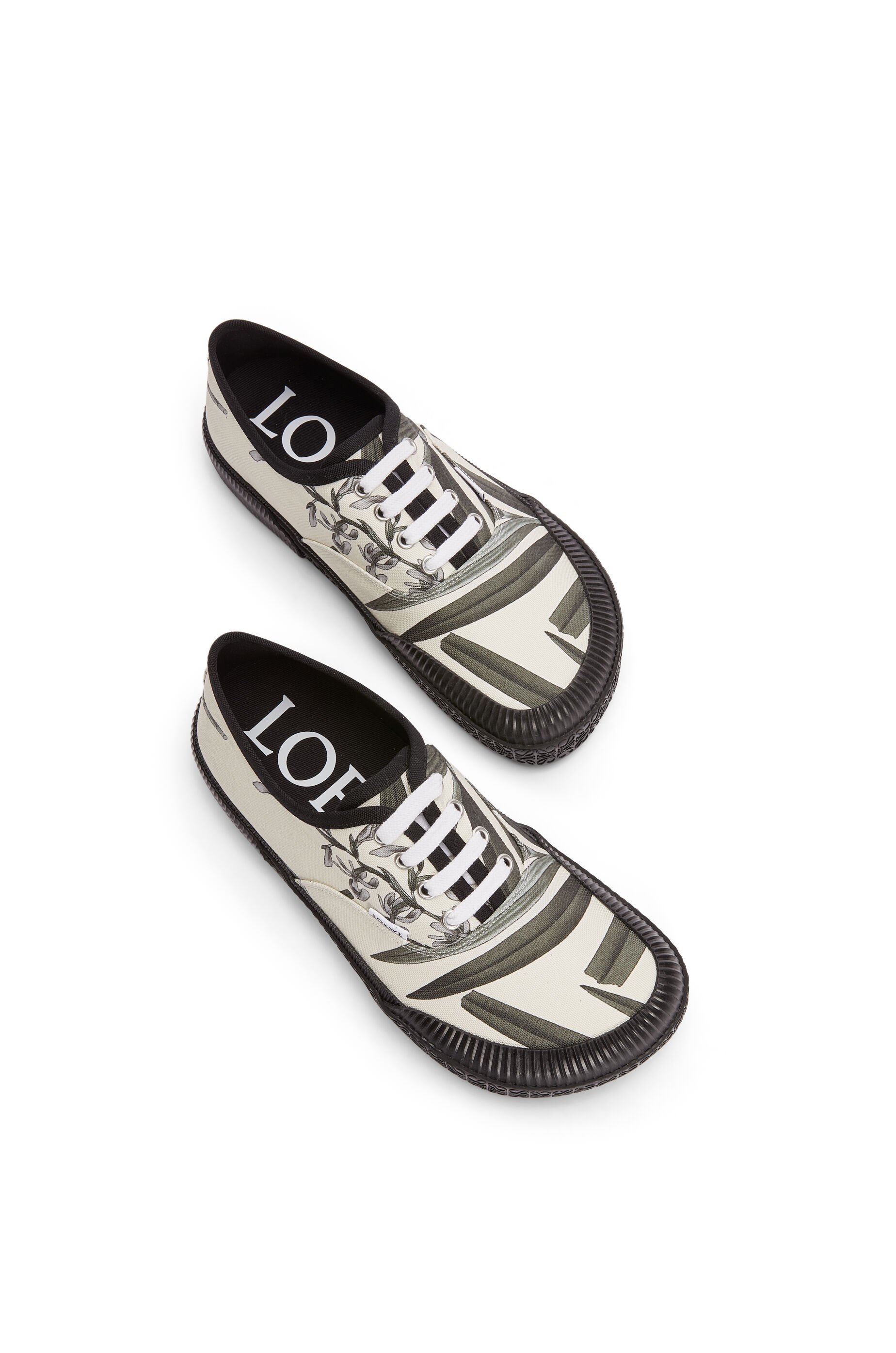 Terra Vulca lace-up sneaker in printed canvas - 4