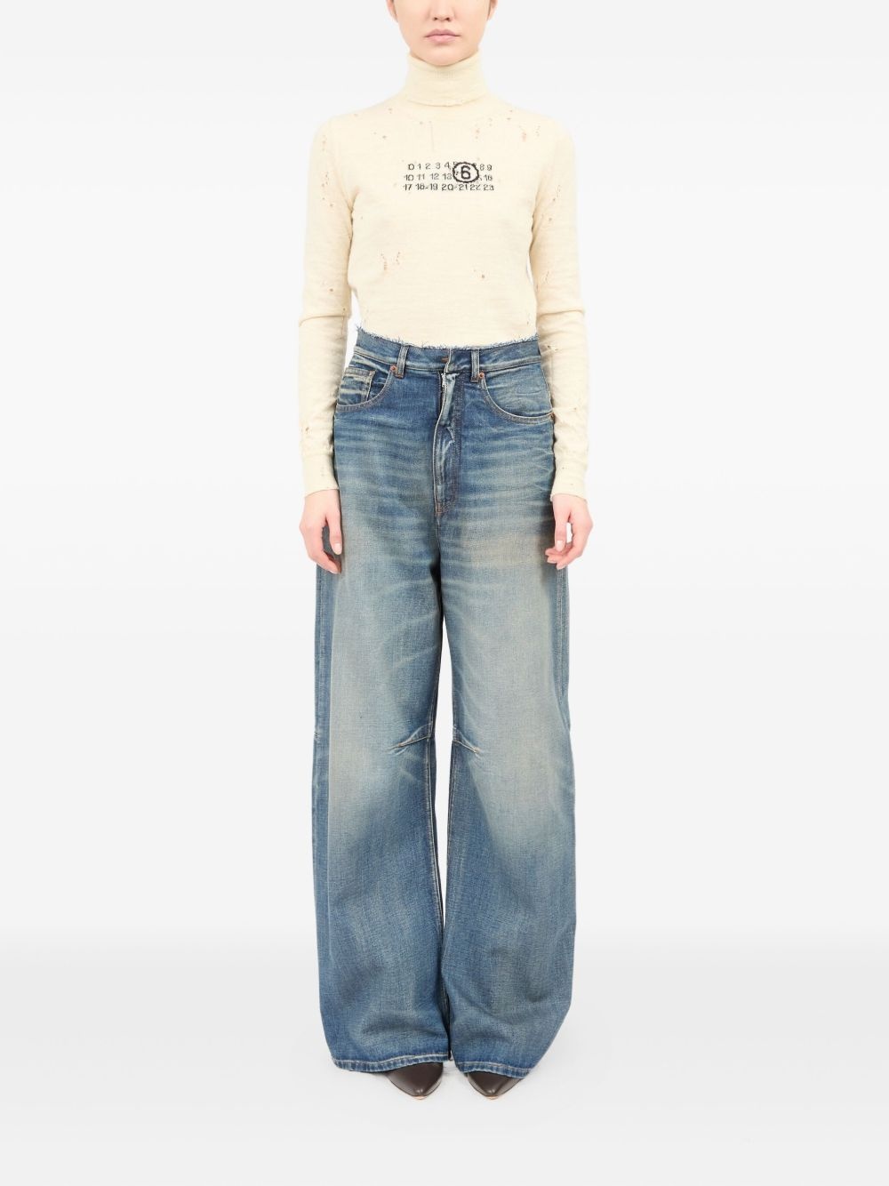 wide-leg jeans - 2