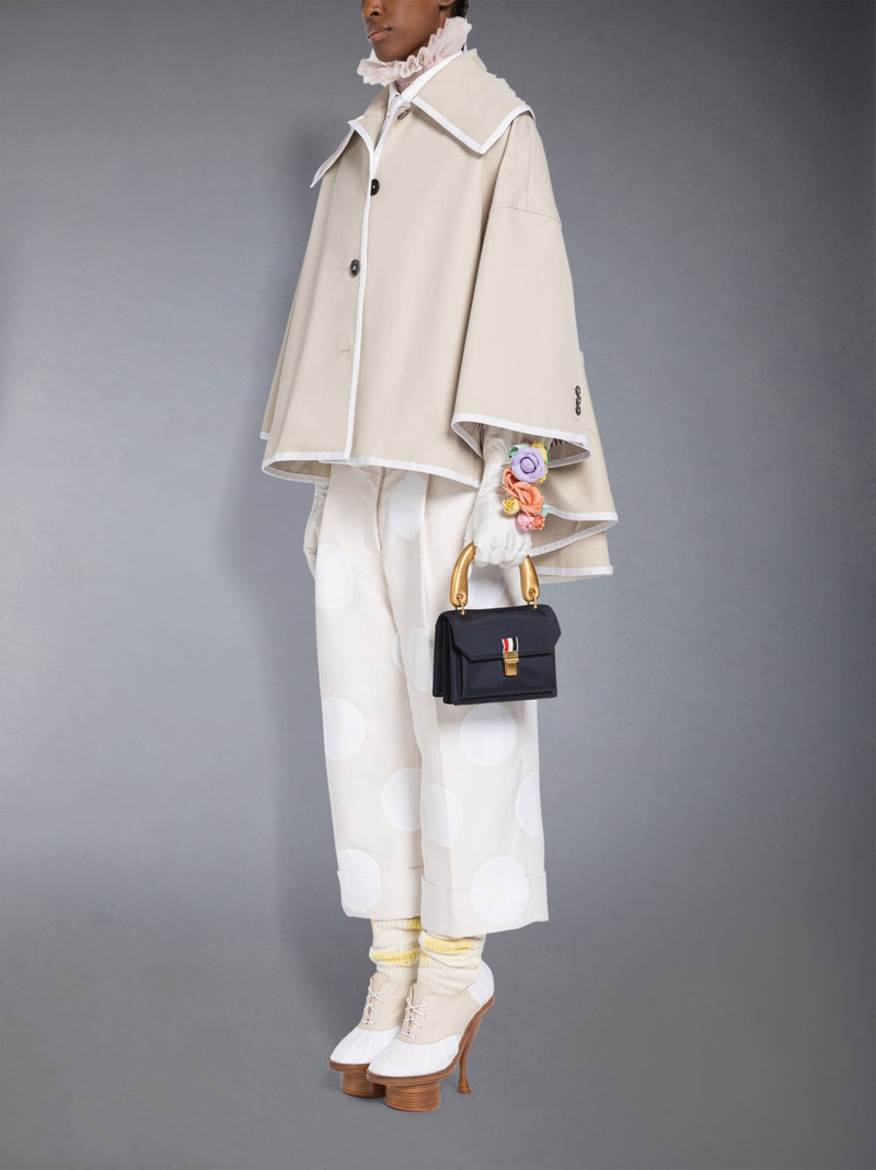 Taffeta Metal Handle Mini School Bag 6