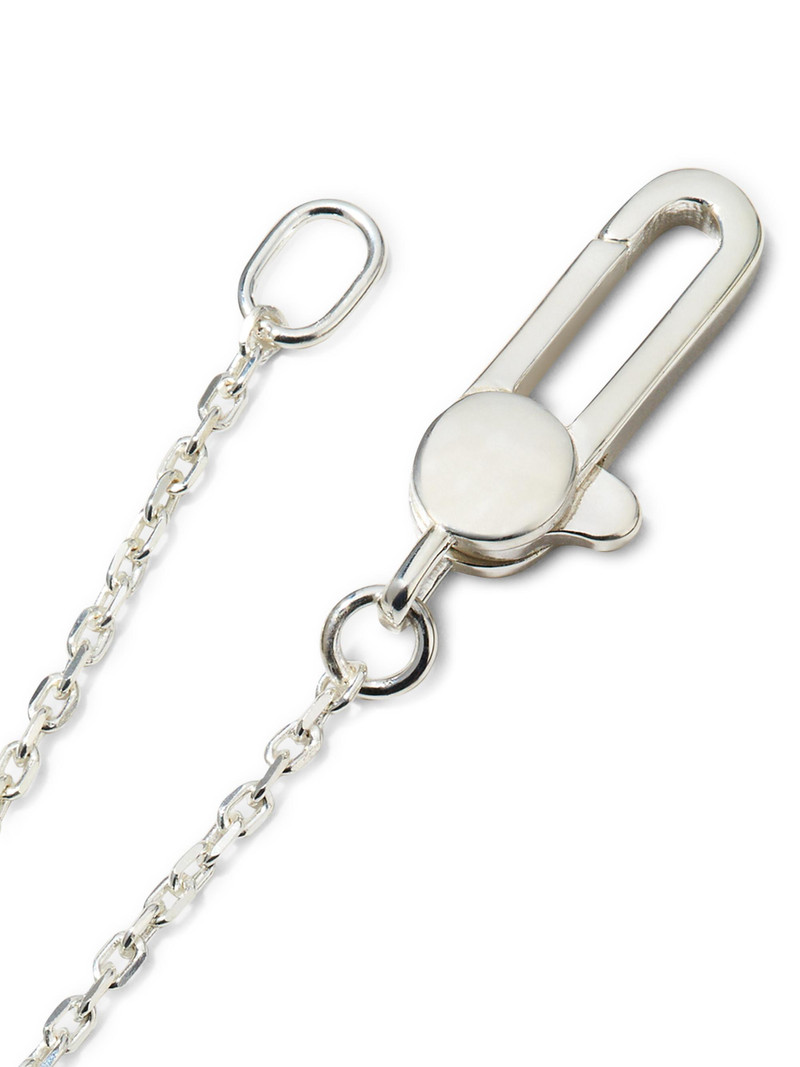Women's Heart Charm Sterling Silver Bracelet - Silver 4