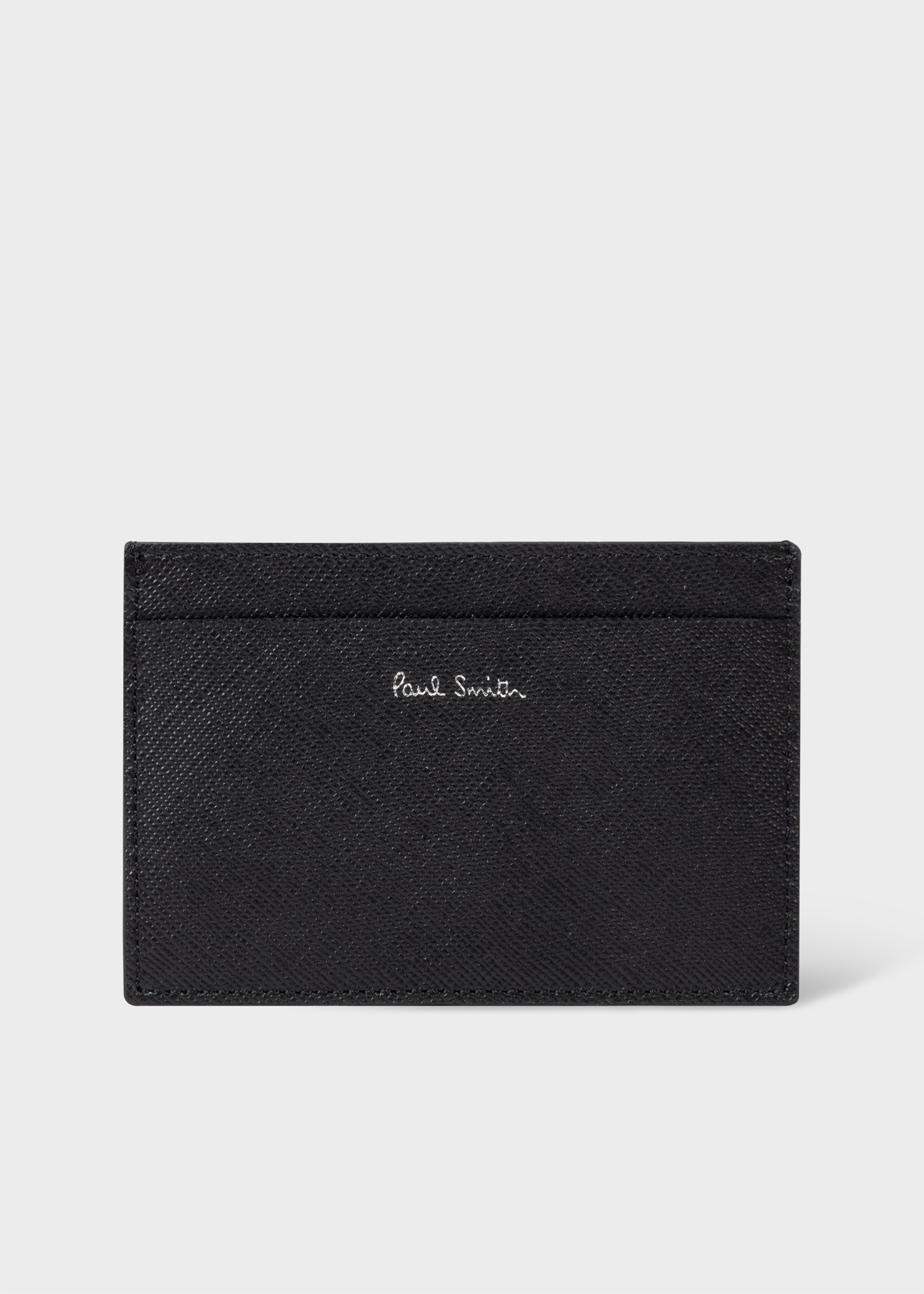 'Mini Blur' Print Leather Card Holder - 2