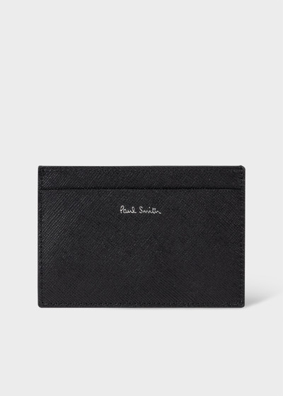 Paul Smith 'Mini Blur' Print Leather Card Holder outlook
