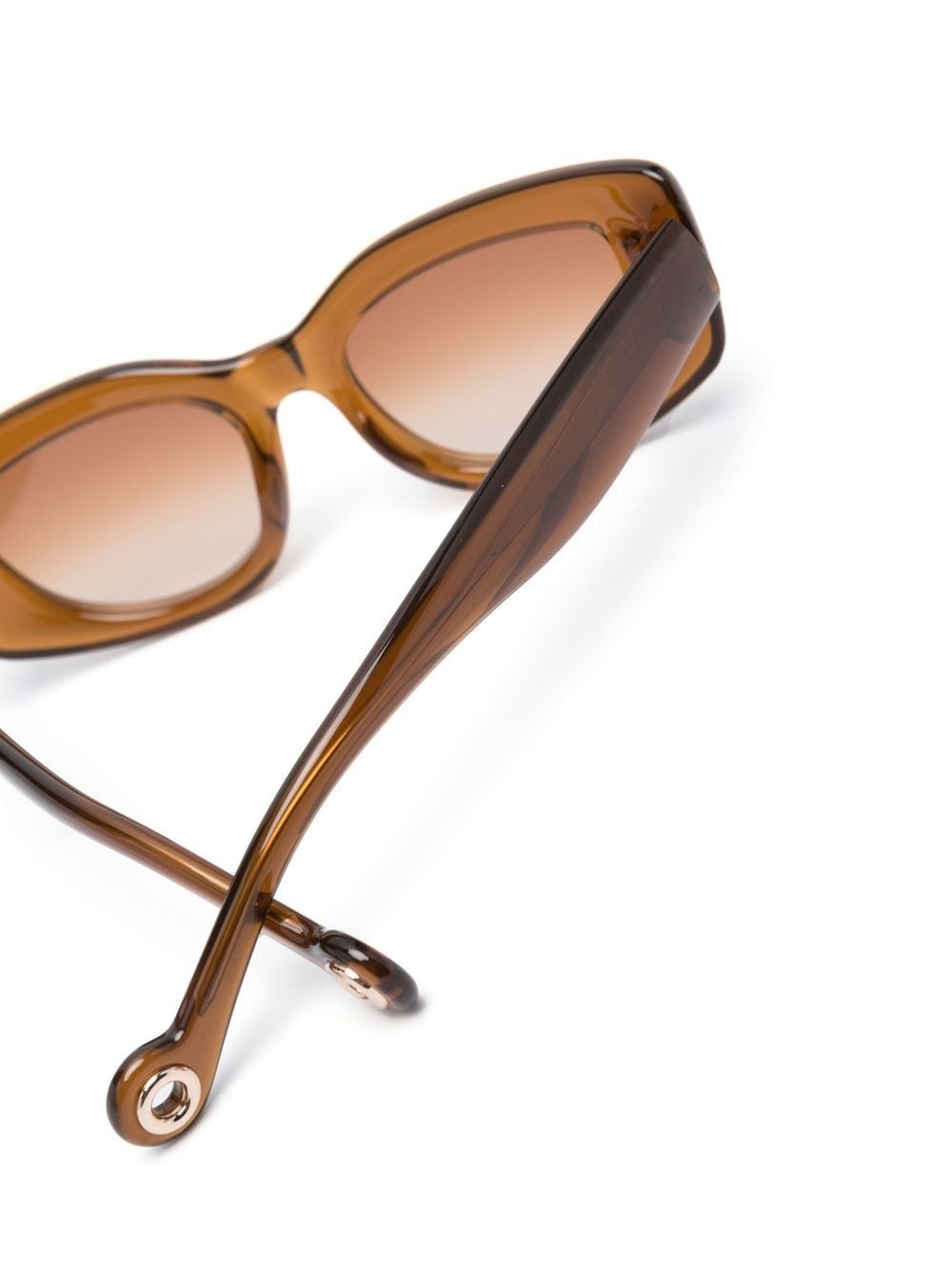 engraved-logo tinted sunglasses - 3