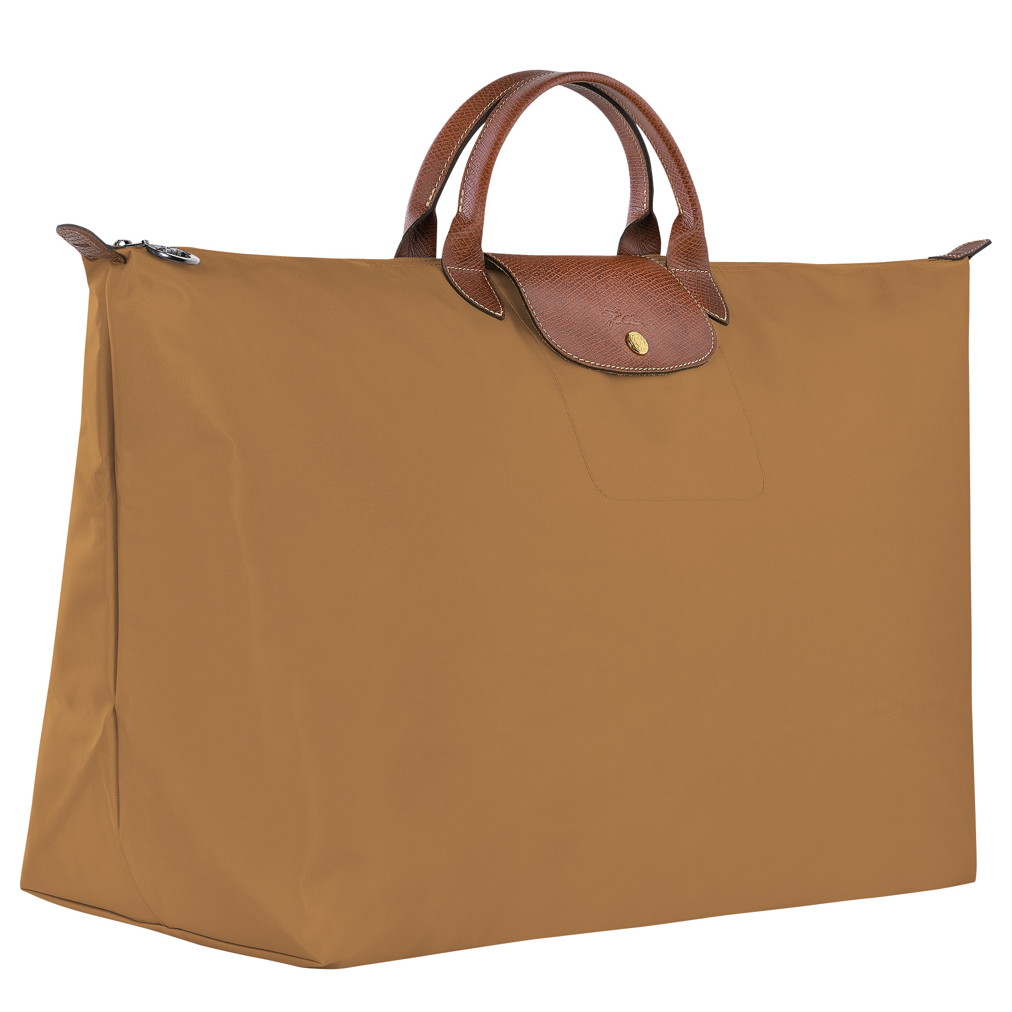 Le Pliage Original M Travel bag Fawn - Recycled canvas - 3