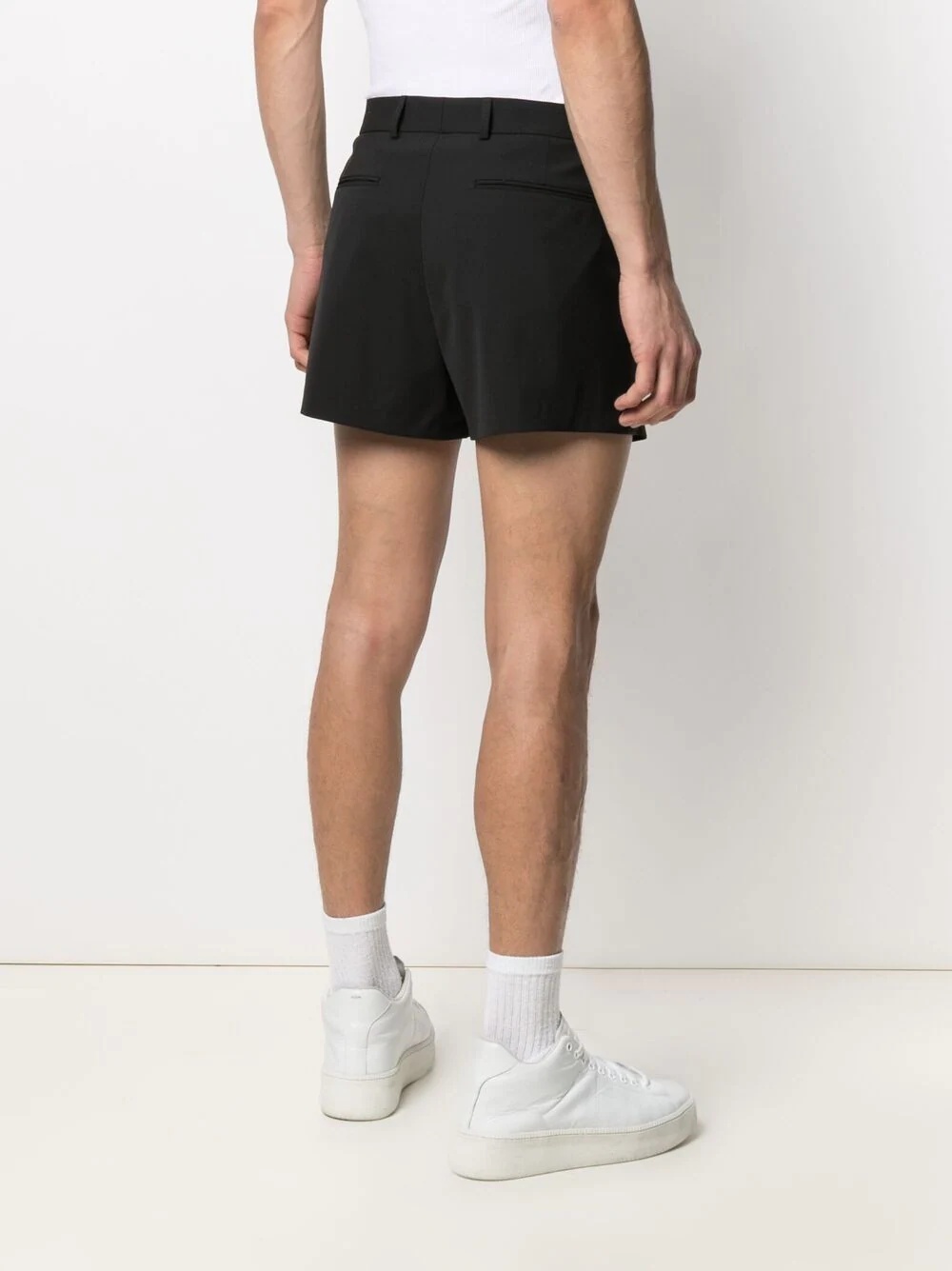 mid-rise tailored shorts - 4