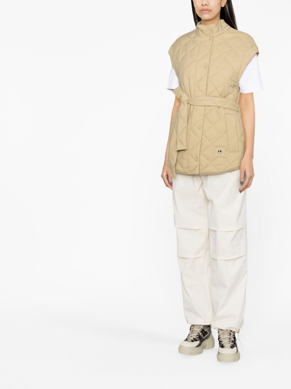 St Clair belted quilted gilet - 2