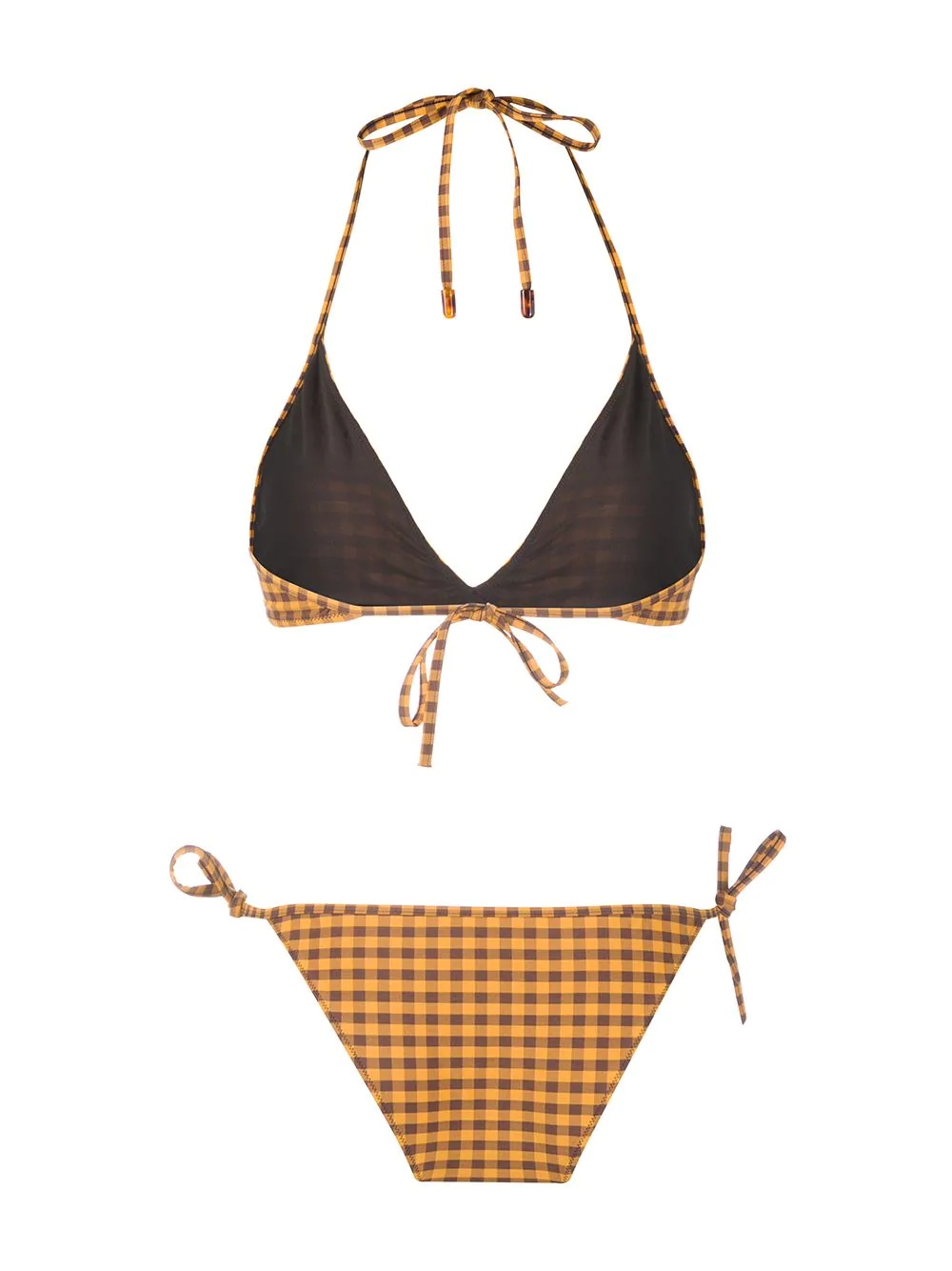 gingham check bikini - 2