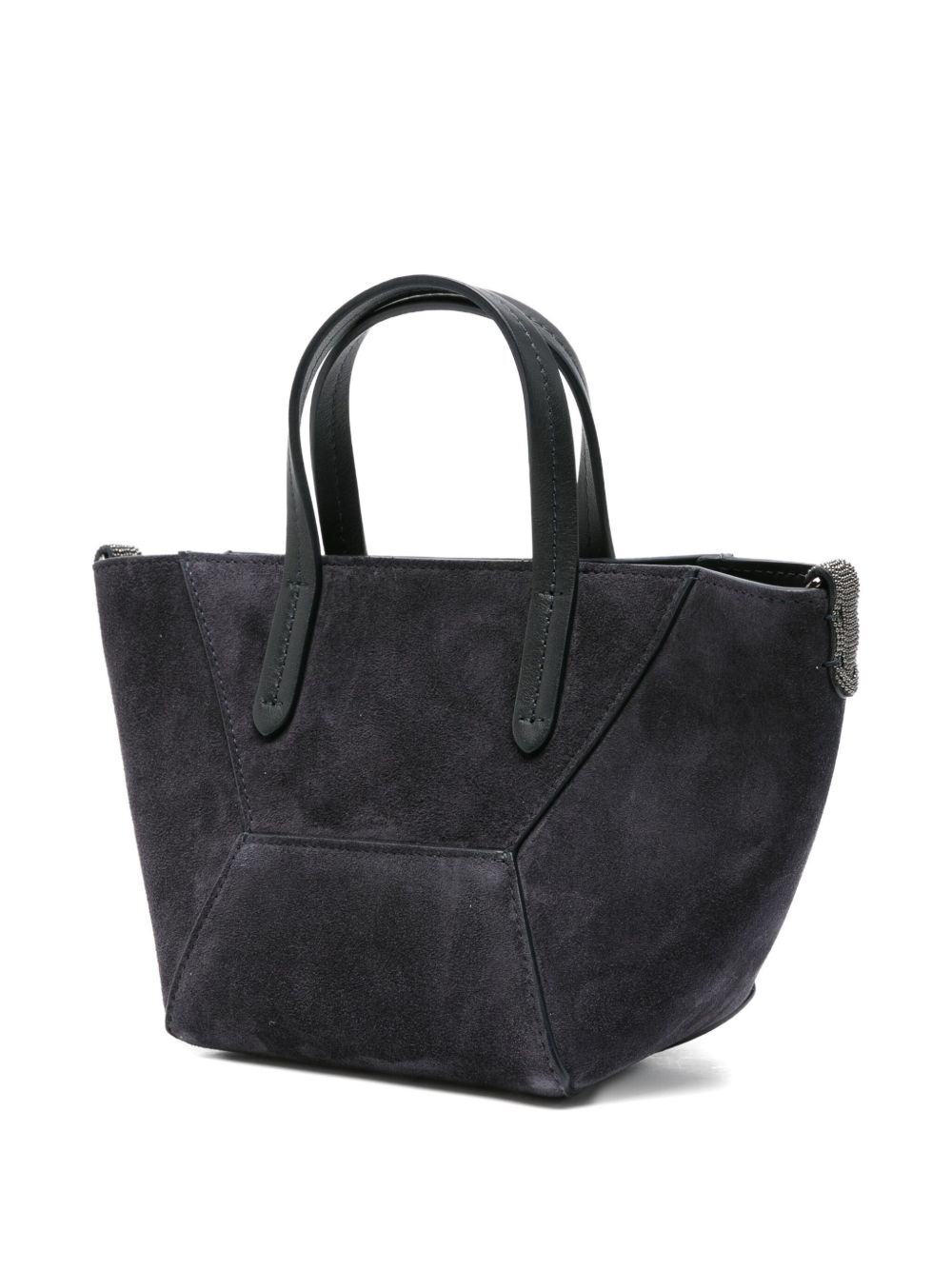 suede tote bag - 3