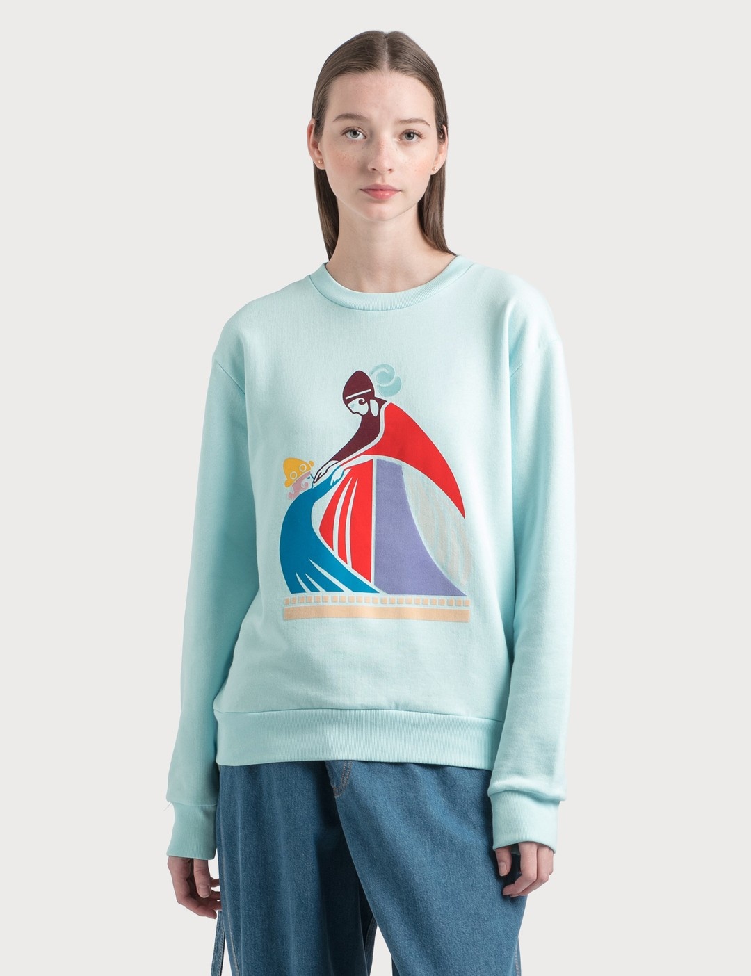 MOTHER AND CHILD PRINT SWEATSHIRT - 1