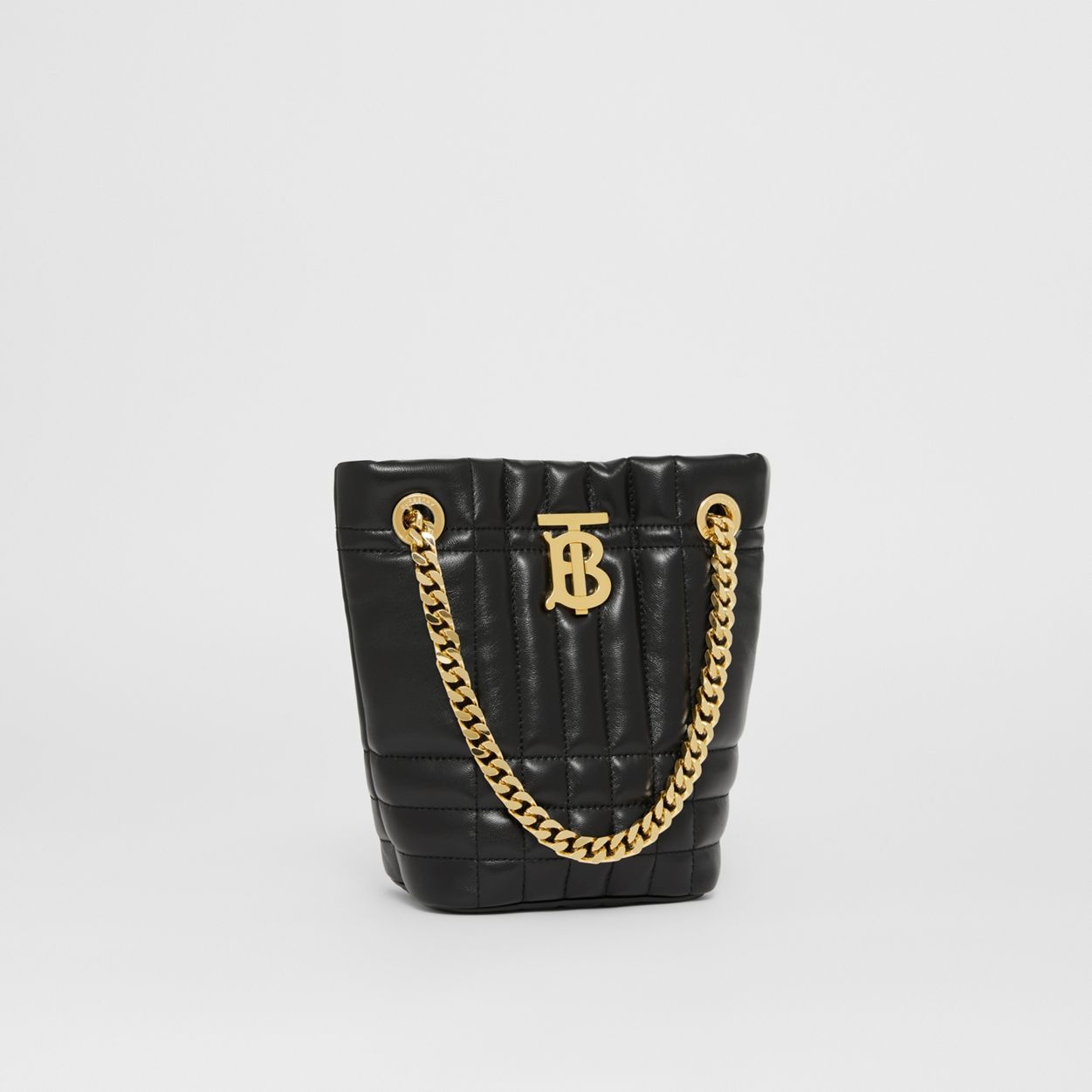 Mini Quilted Lambskin Lola Bucket Bag - 7