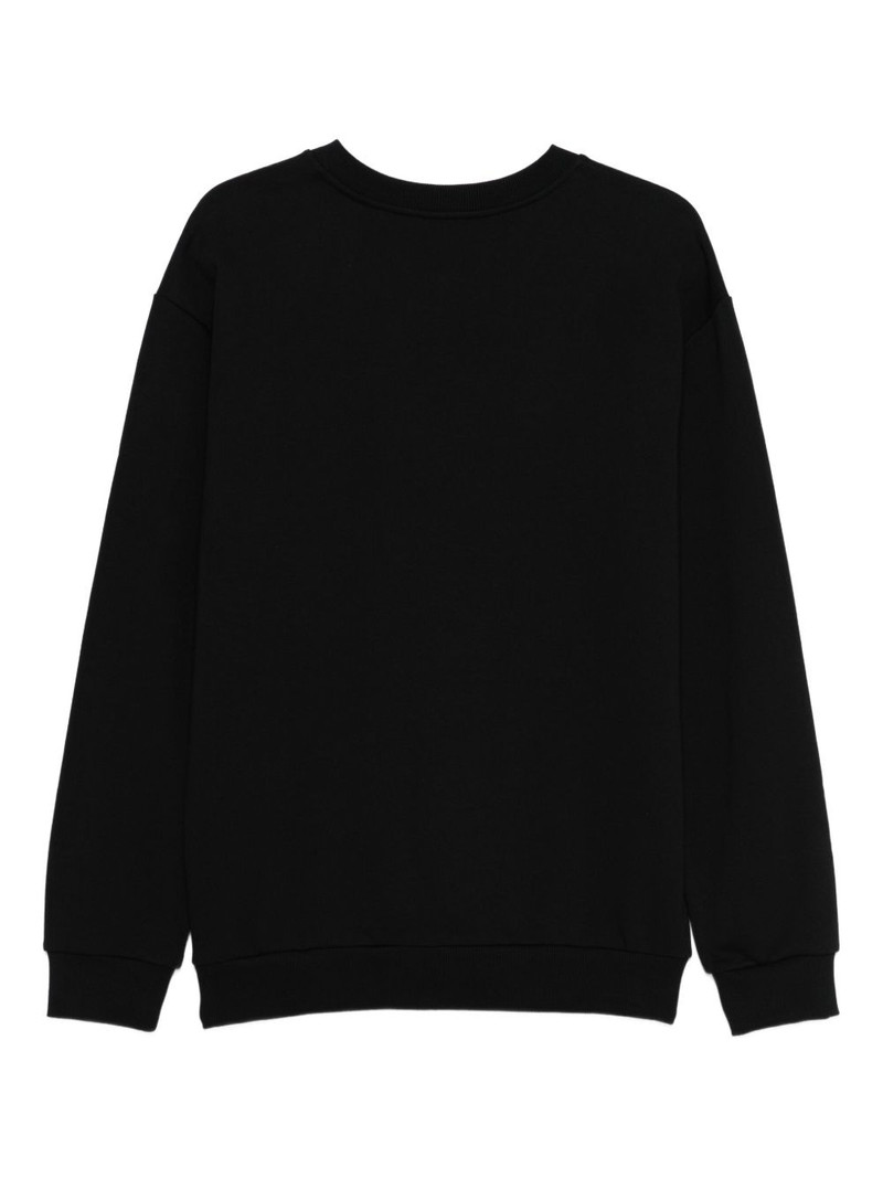 Moschino logo-detail crew-neck sweatshirt outlook