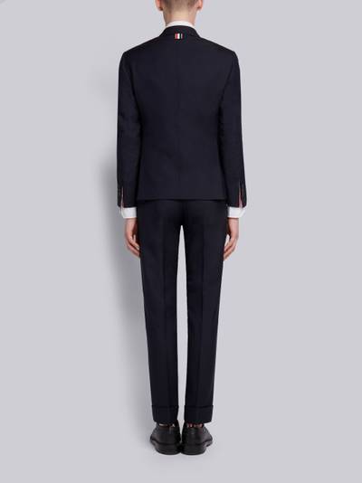 Thom Browne Navy Super 120's Plain Weave Wool Classic Suit outlook