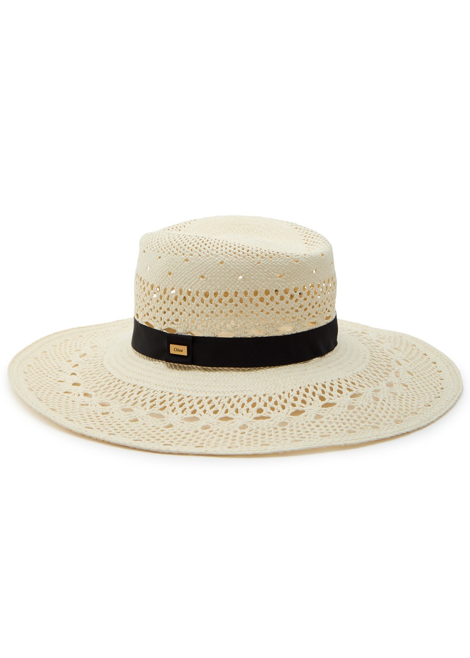 Chloe Panama Open-weave Straw hat - 3