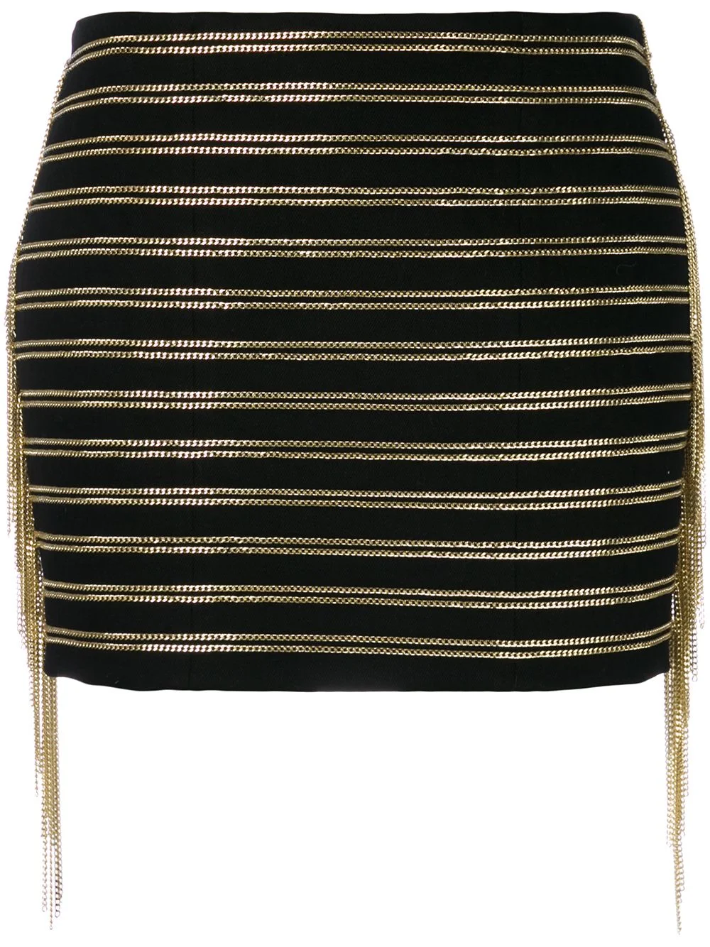 chain embellished skirt - 1