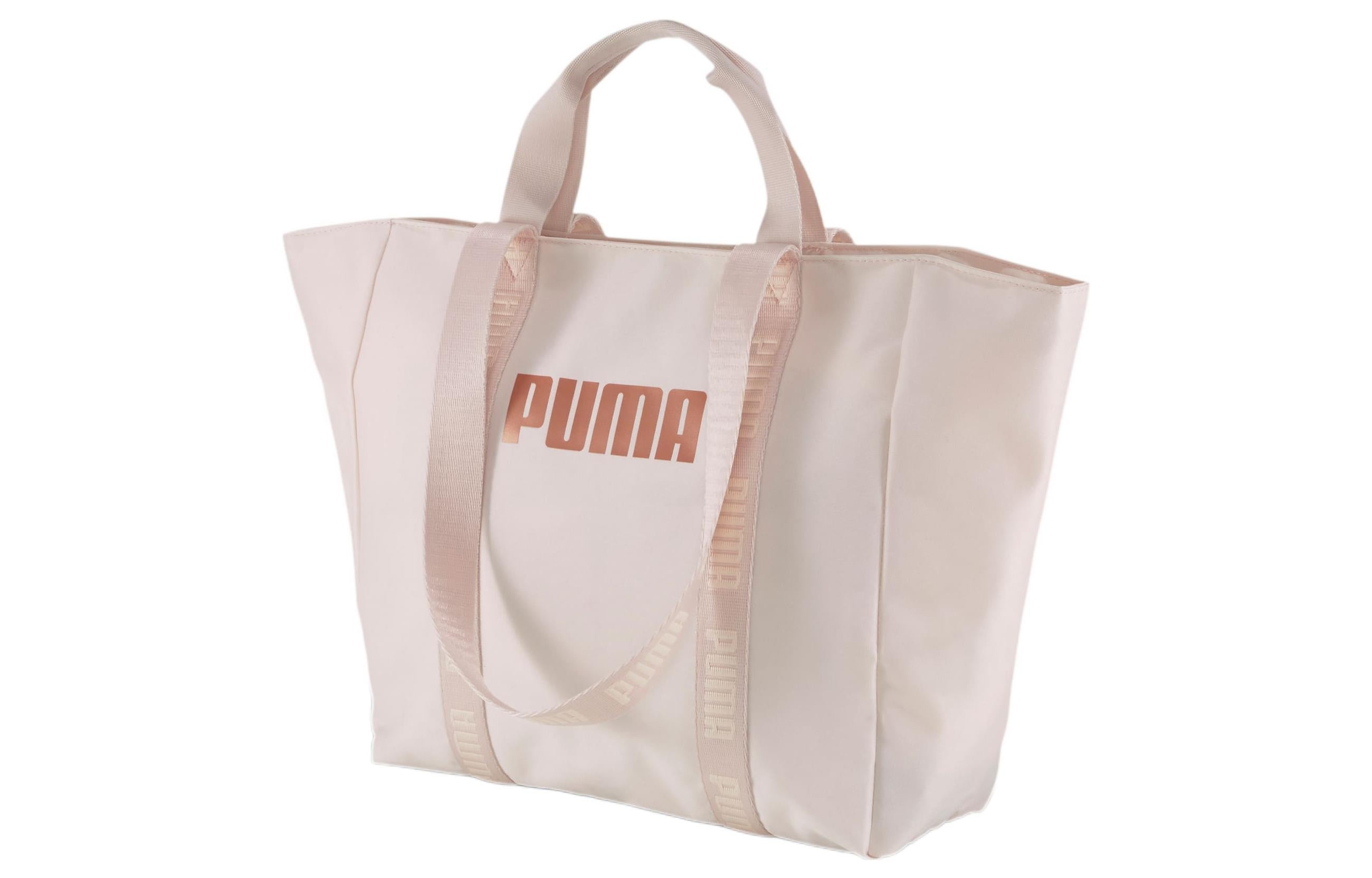 (WMNS) PUMA Core Base Large Shopper Bag 'Beige Pink' 076947-02 - 3
