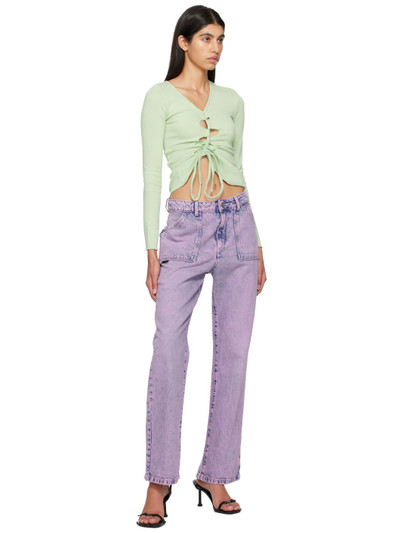 AVAVAV SSENSE Exclusive Purple Jeans outlook